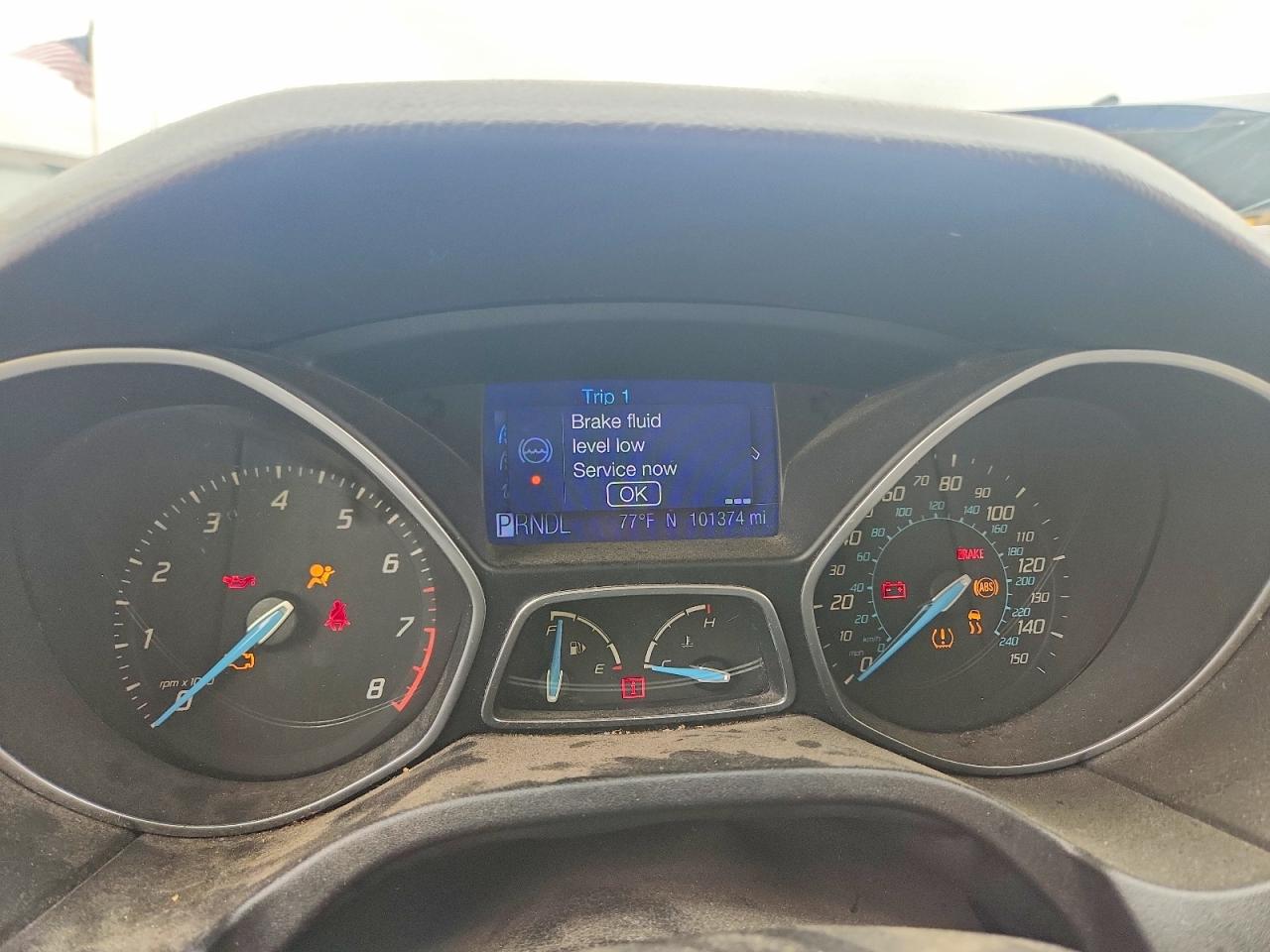2012 Ford Focus Se Blue vin: 1FAHP3F25CL464693