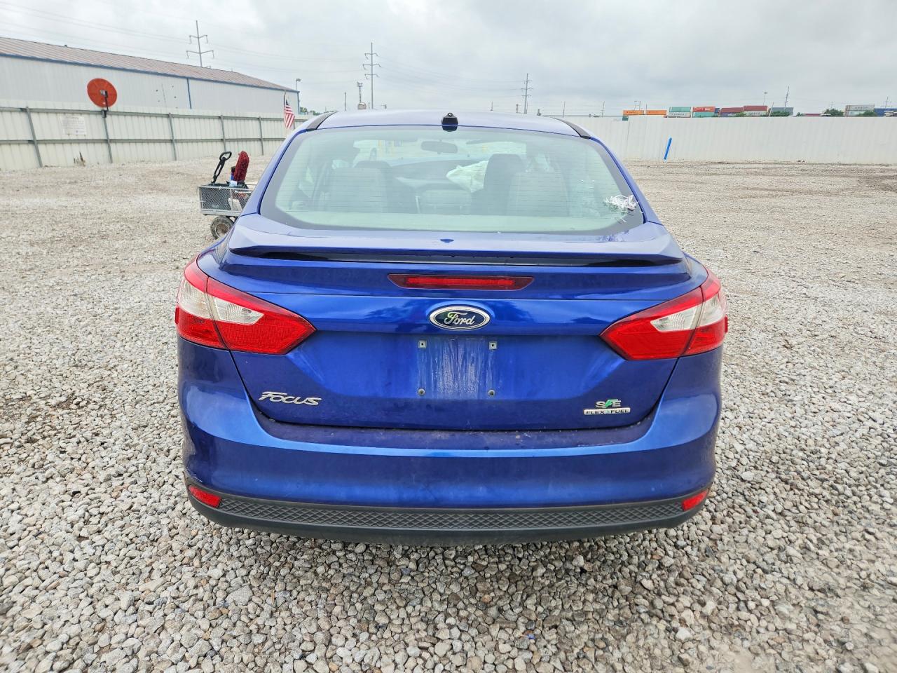 2012 Ford Focus Se Blue vin: 1FAHP3F25CL464693