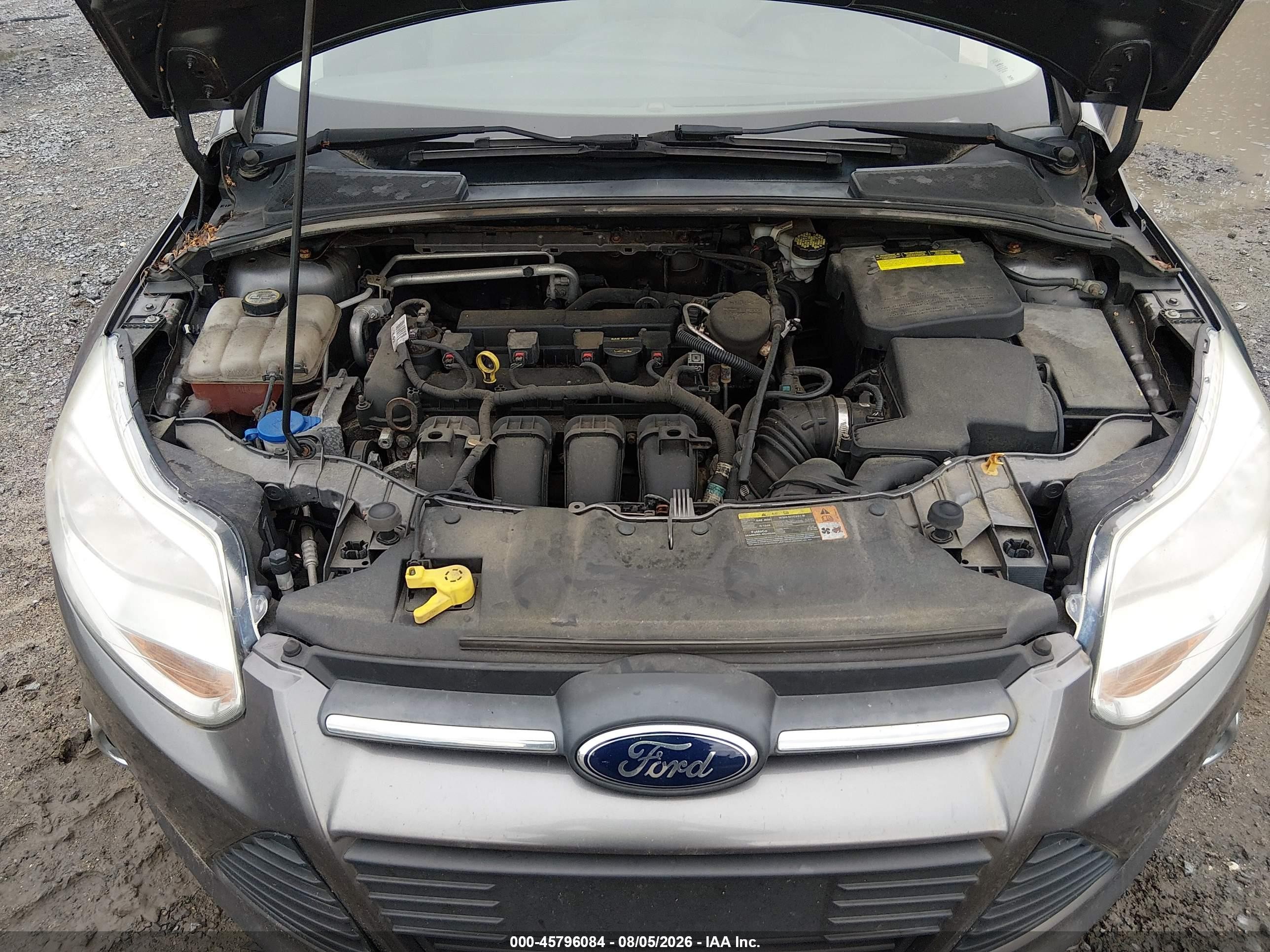 2012 Ford Focus Se Gray vin: 1FAHP3F25CL478500