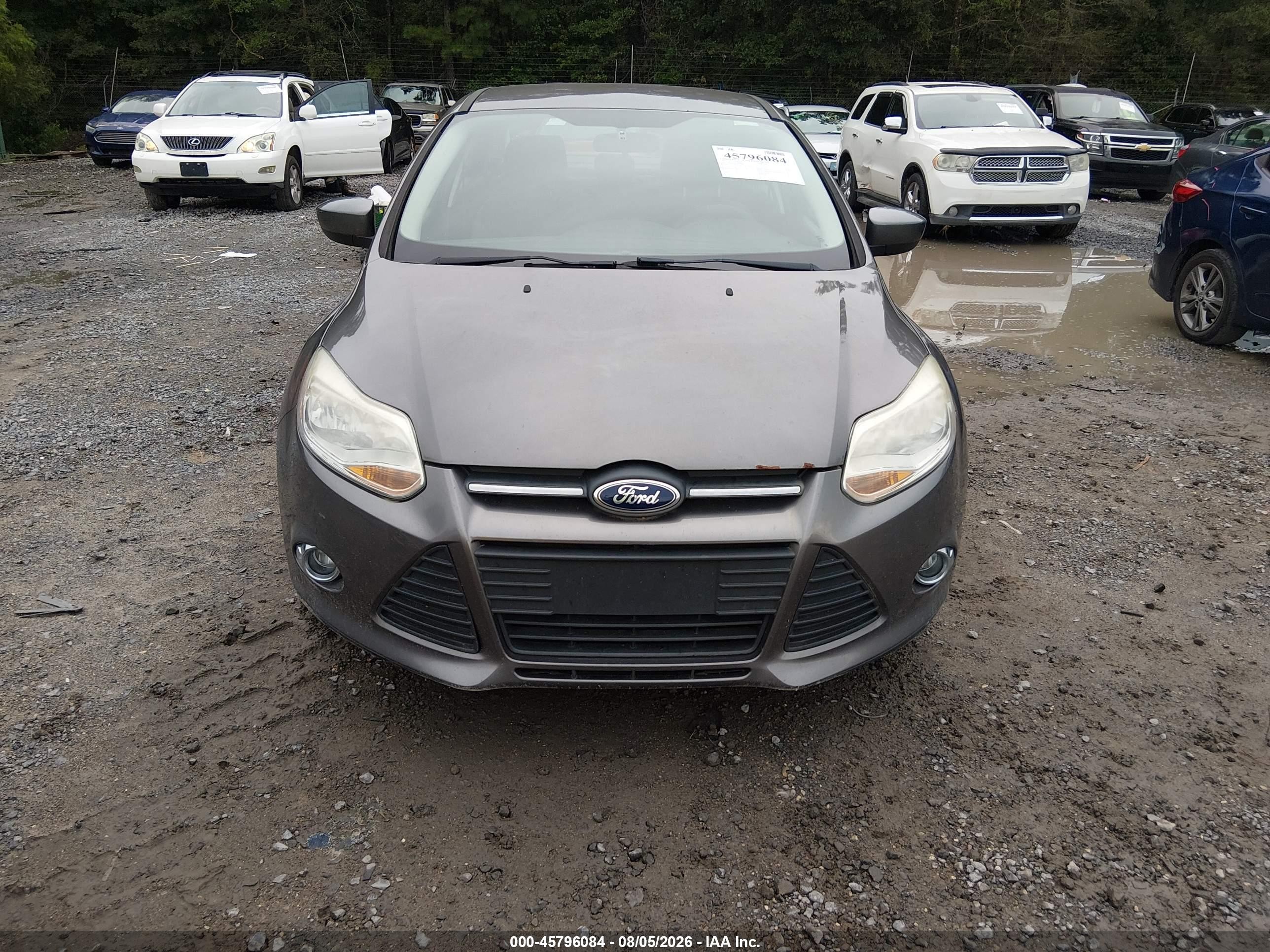 2012 Ford Focus Se Gray vin: 1FAHP3F25CL478500