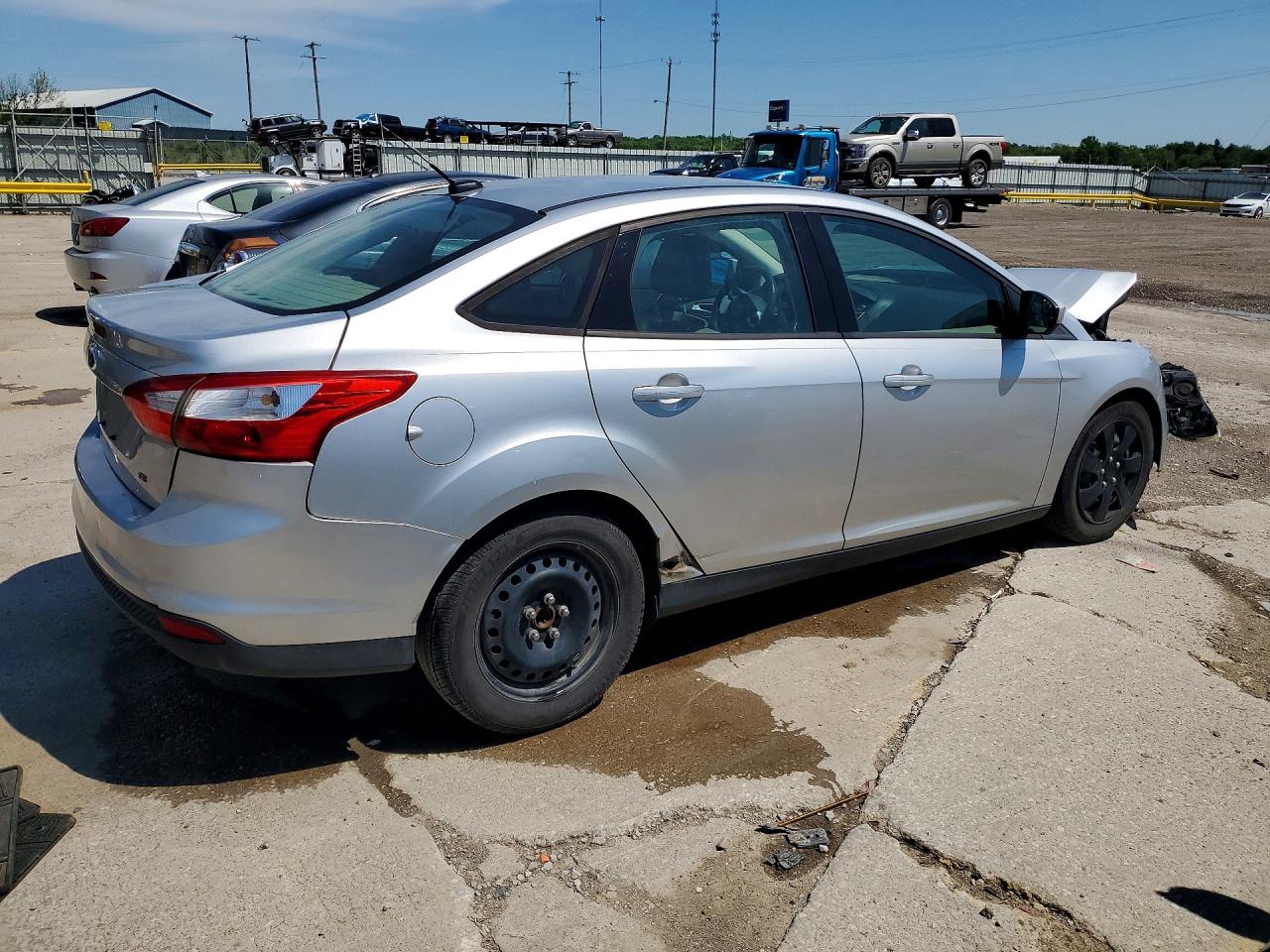 2012 Ford Focus Se Silver vin: 1FAHP3F26CL104669