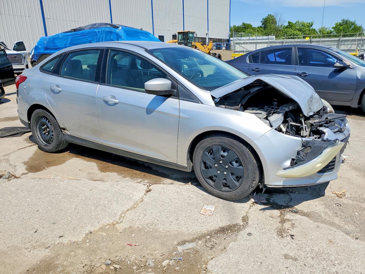 2012 Ford Focus Se Silver vin: 1FAHP3F26CL104669