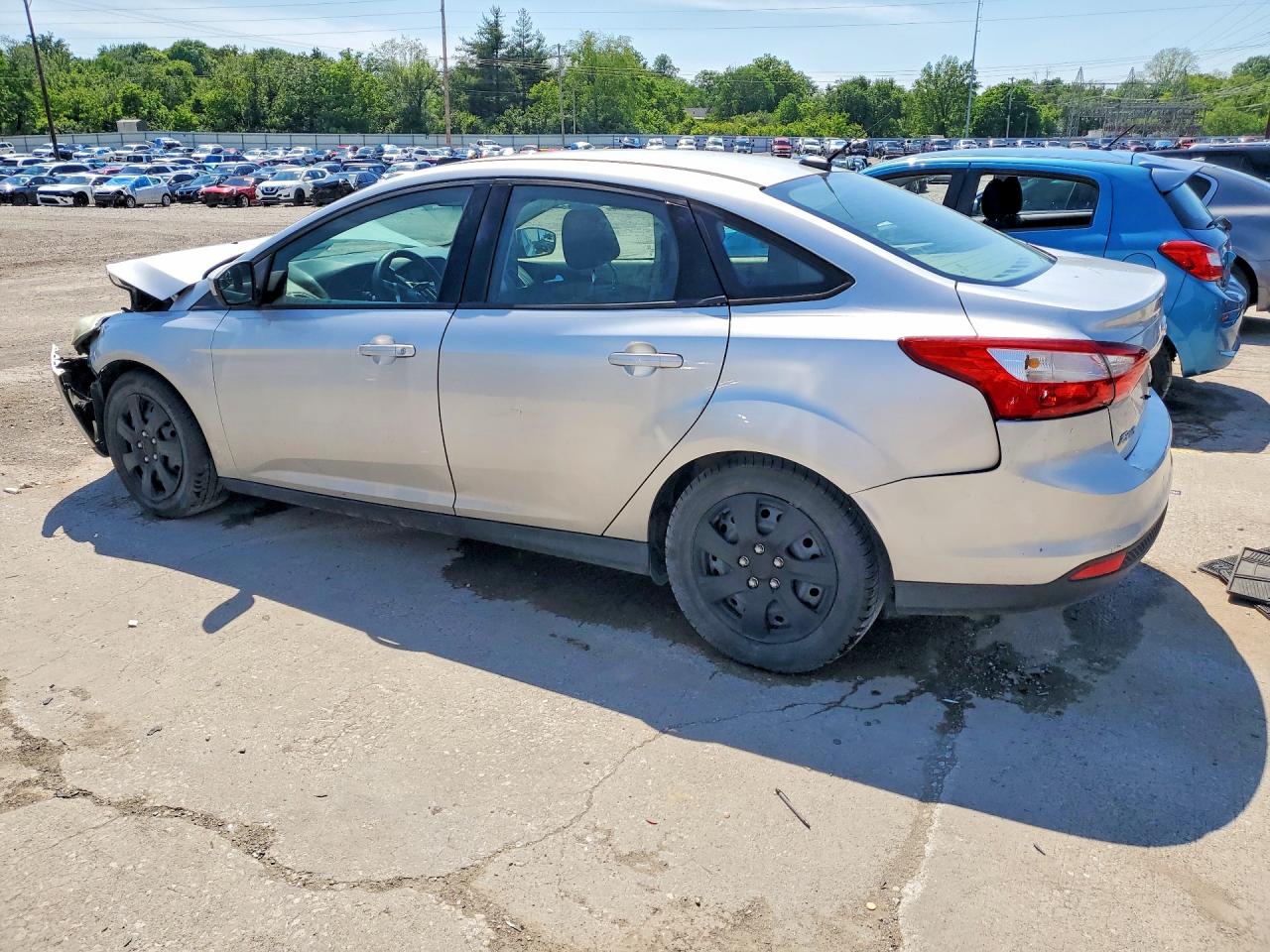 2012 Ford Focus Se Silver vin: 1FAHP3F26CL104669
