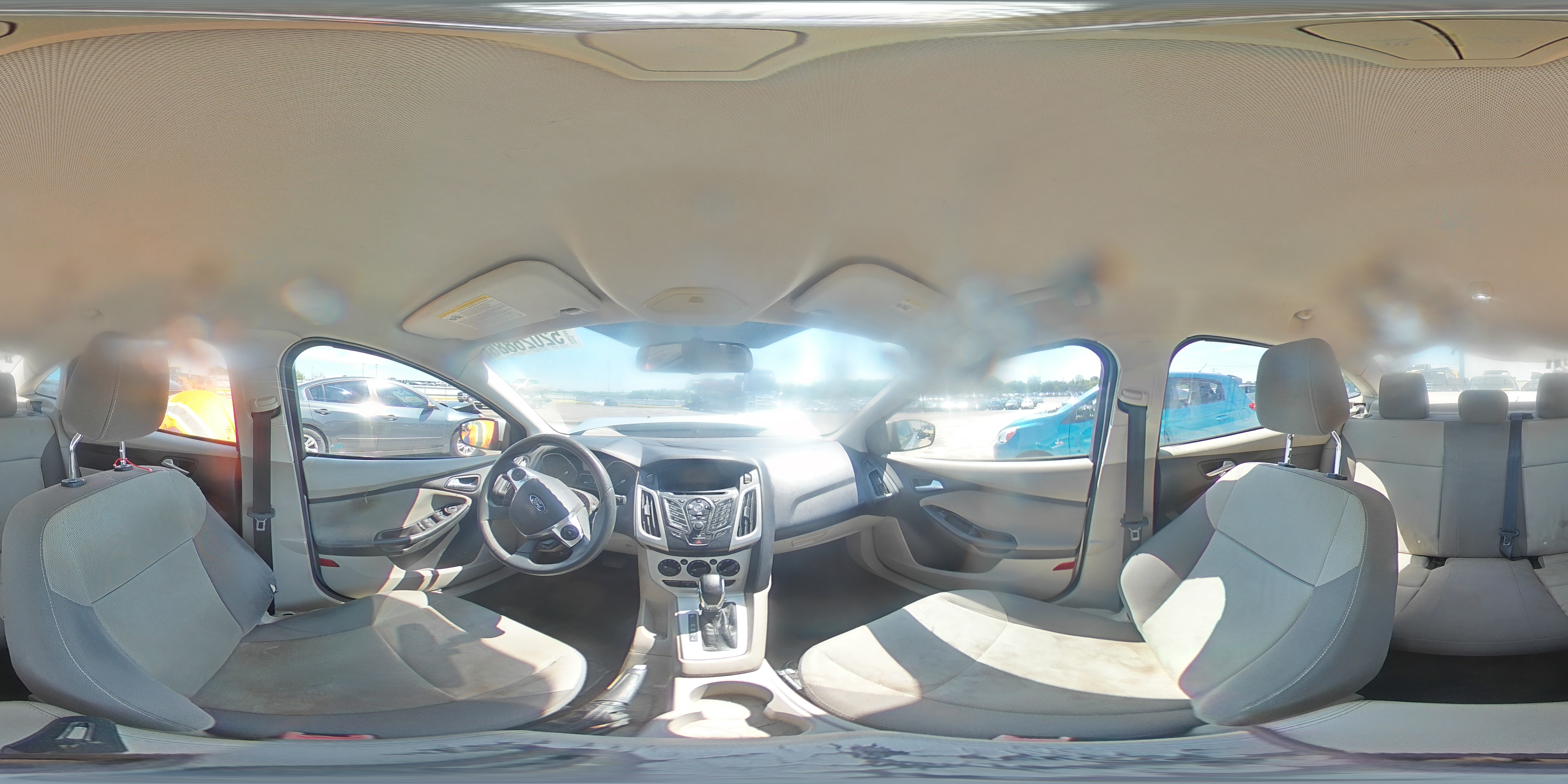 2012 Ford Focus Se Silver vin: 1FAHP3F26CL104669