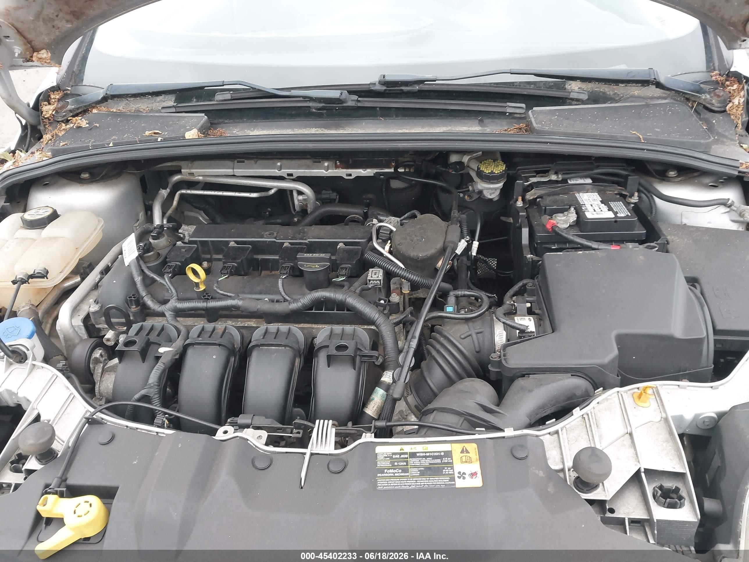 2012 Ford Focus Se Silver vin: 1FAHP3F26CL121228