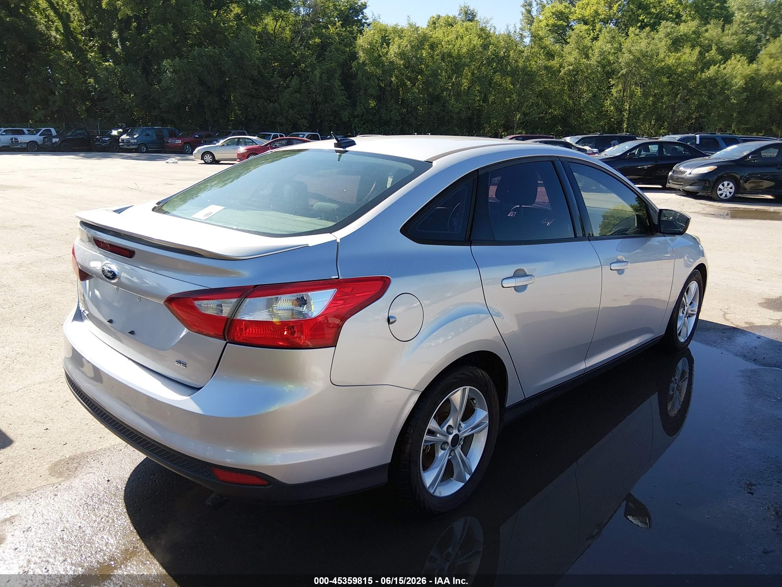 2012 Ford Focus Se Silver vin: 1FAHP3F26CL130754