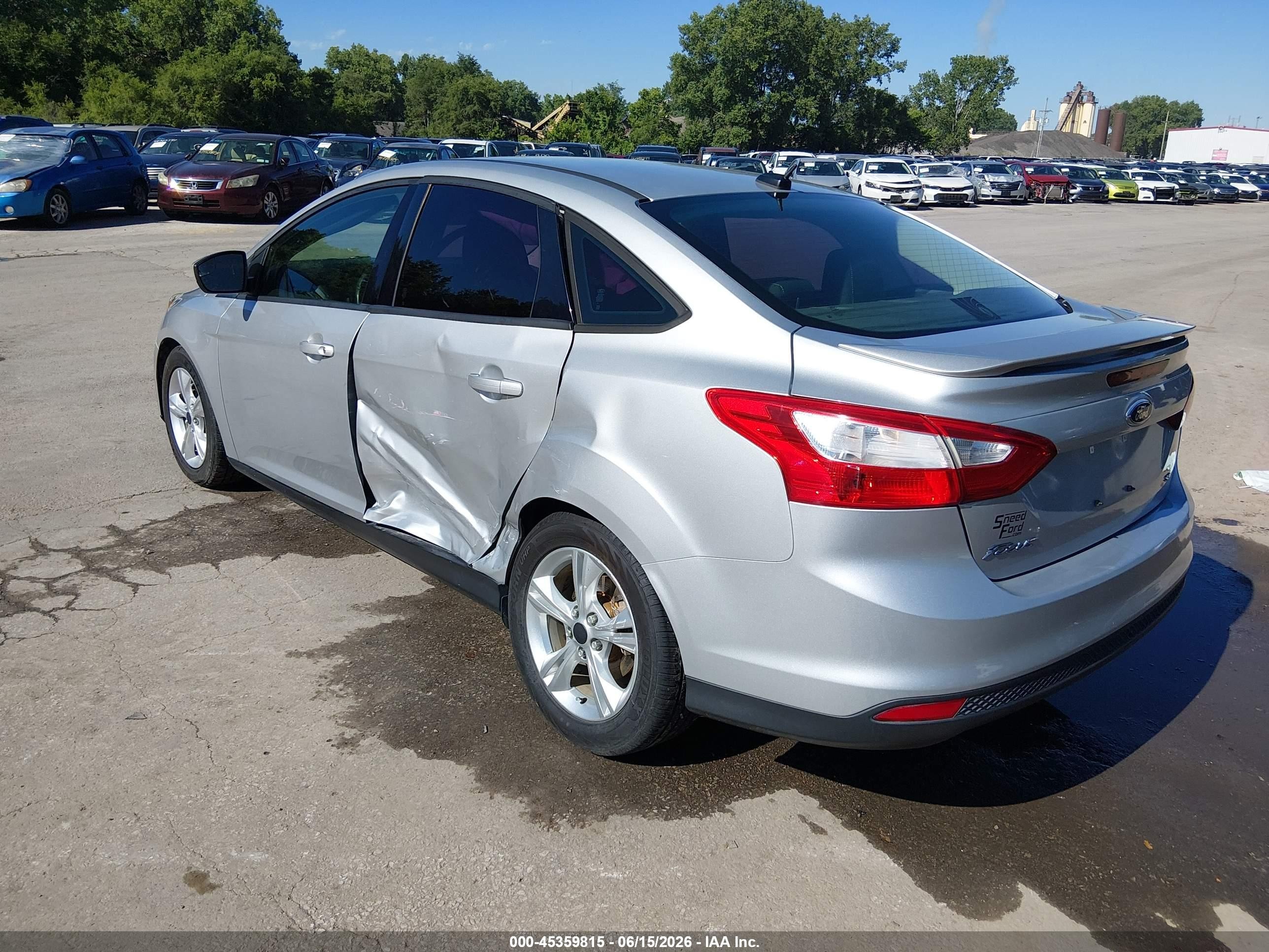 2012 Ford Focus Se Silver vin: 1FAHP3F26CL130754