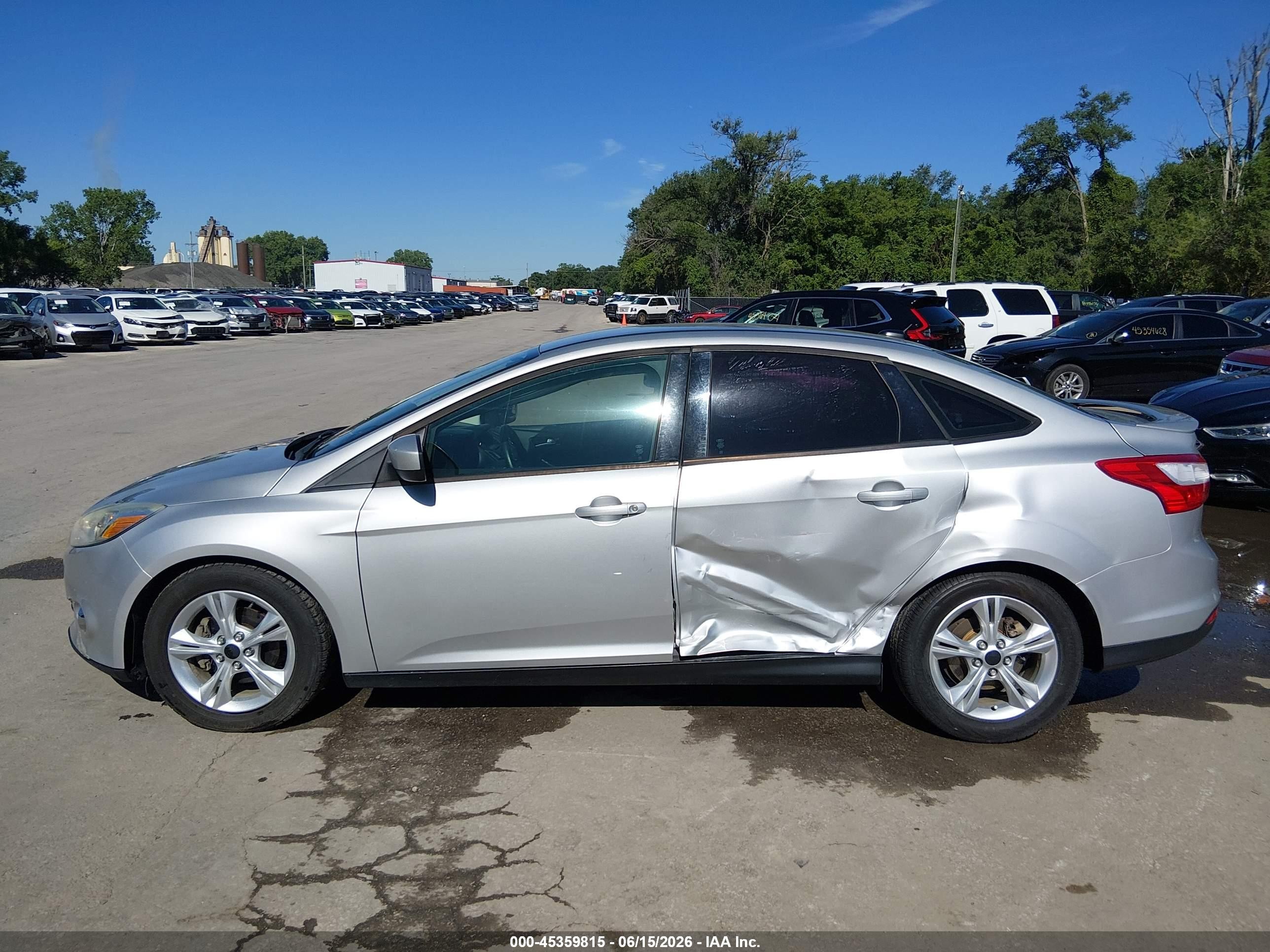 2012 Ford Focus Se Silver vin: 1FAHP3F26CL130754