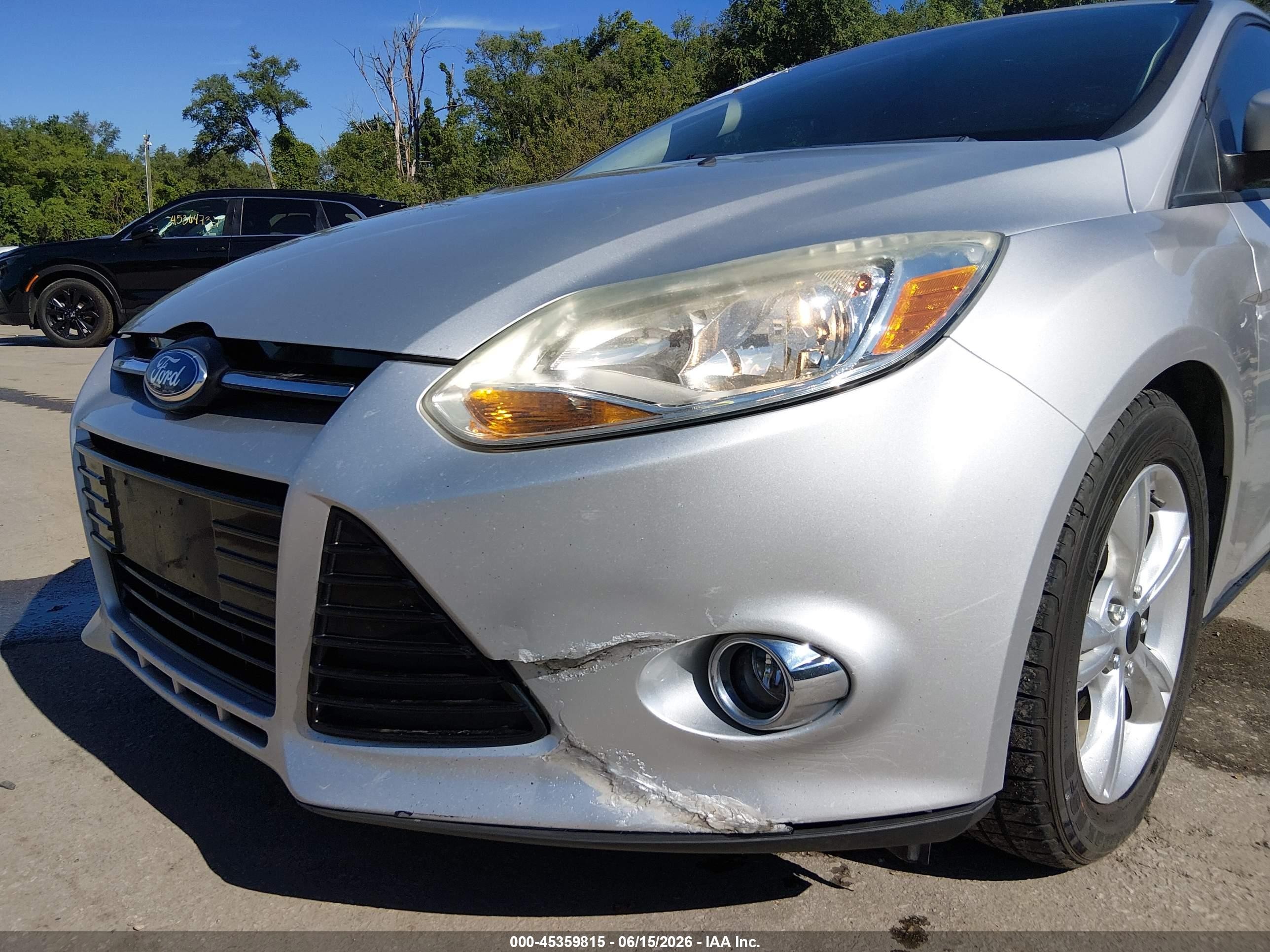 2012 Ford Focus Se Silver vin: 1FAHP3F26CL130754