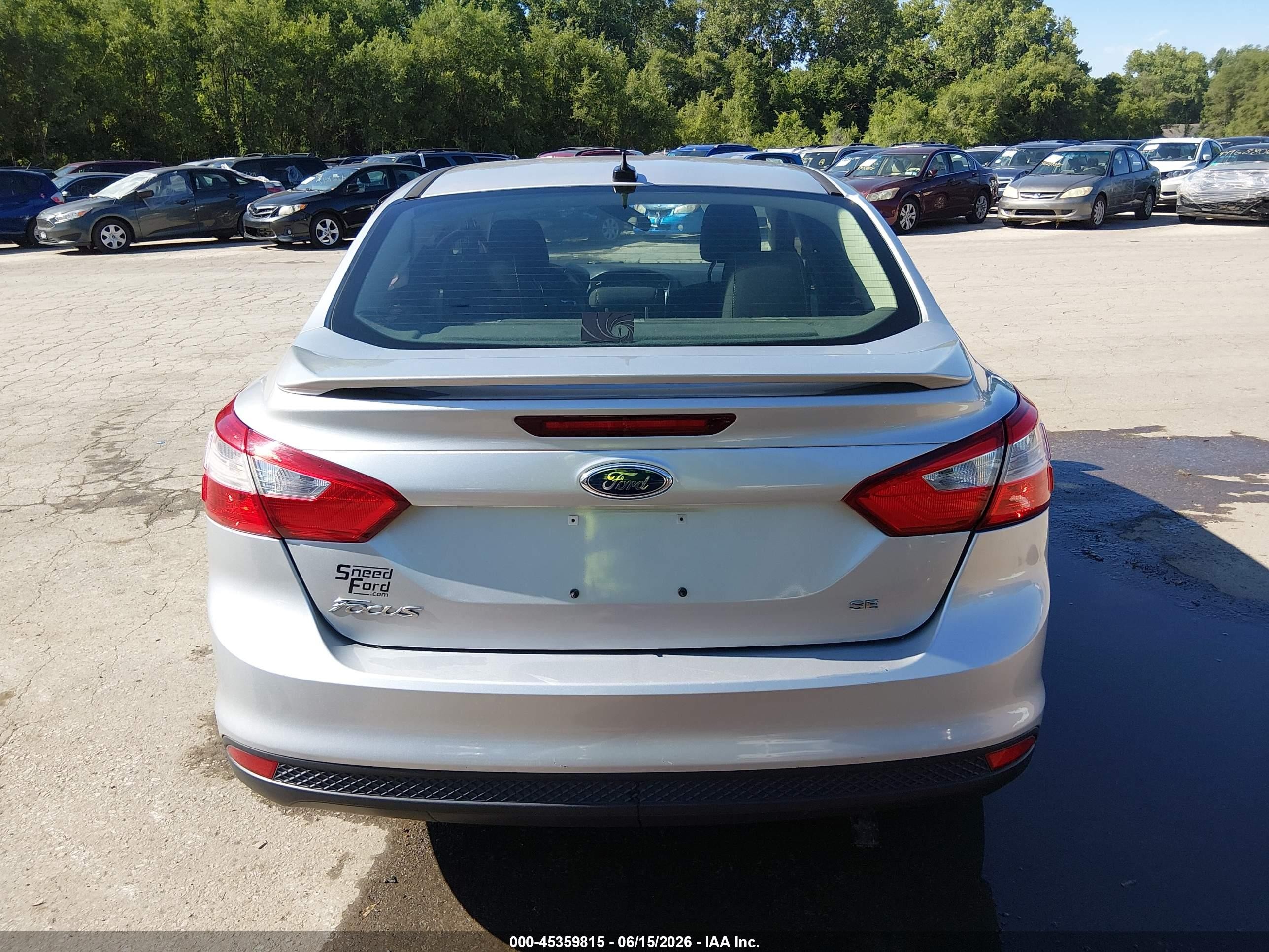 2012 Ford Focus Se Silver vin: 1FAHP3F26CL130754