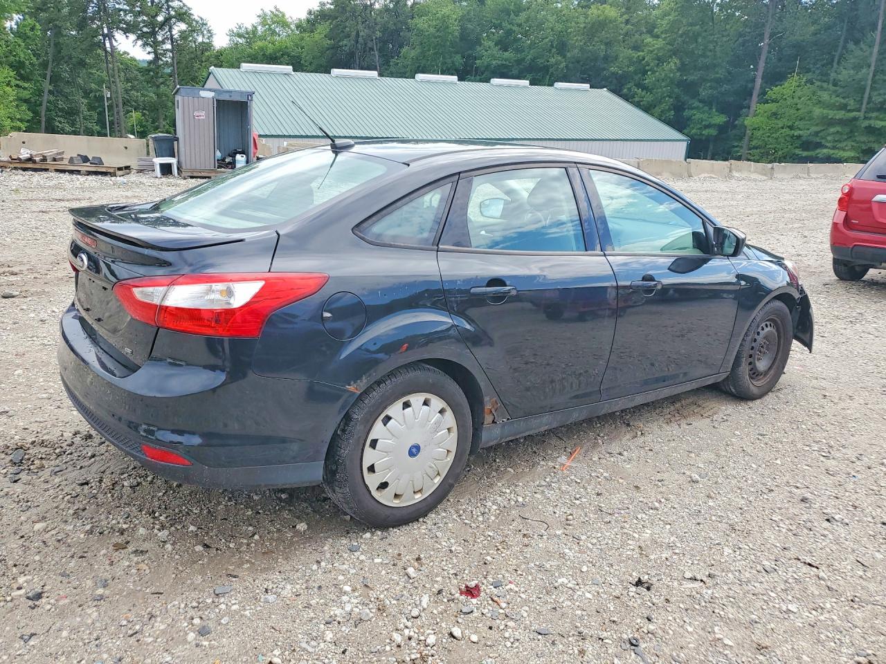2012 Ford Focus Se Black vin: 1FAHP3F26CL137753