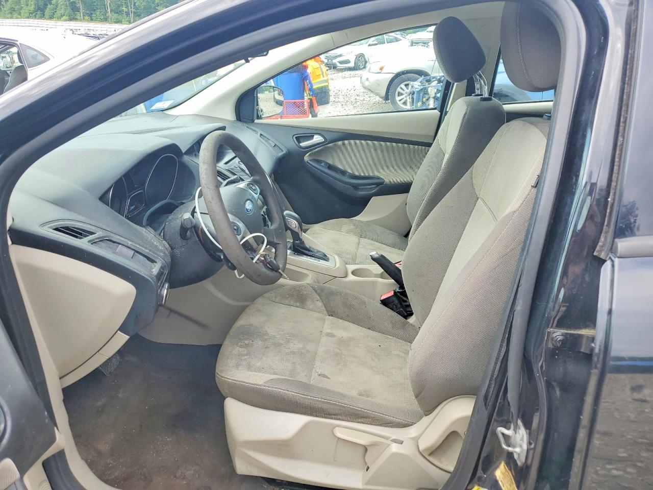 2012 Ford Focus Se Black vin: 1FAHP3F26CL137753
