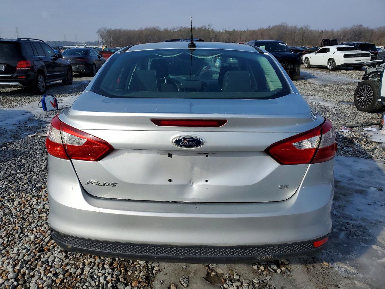 2012 Ford Focus Se Silver vin: 1FAHP3F26CL154441