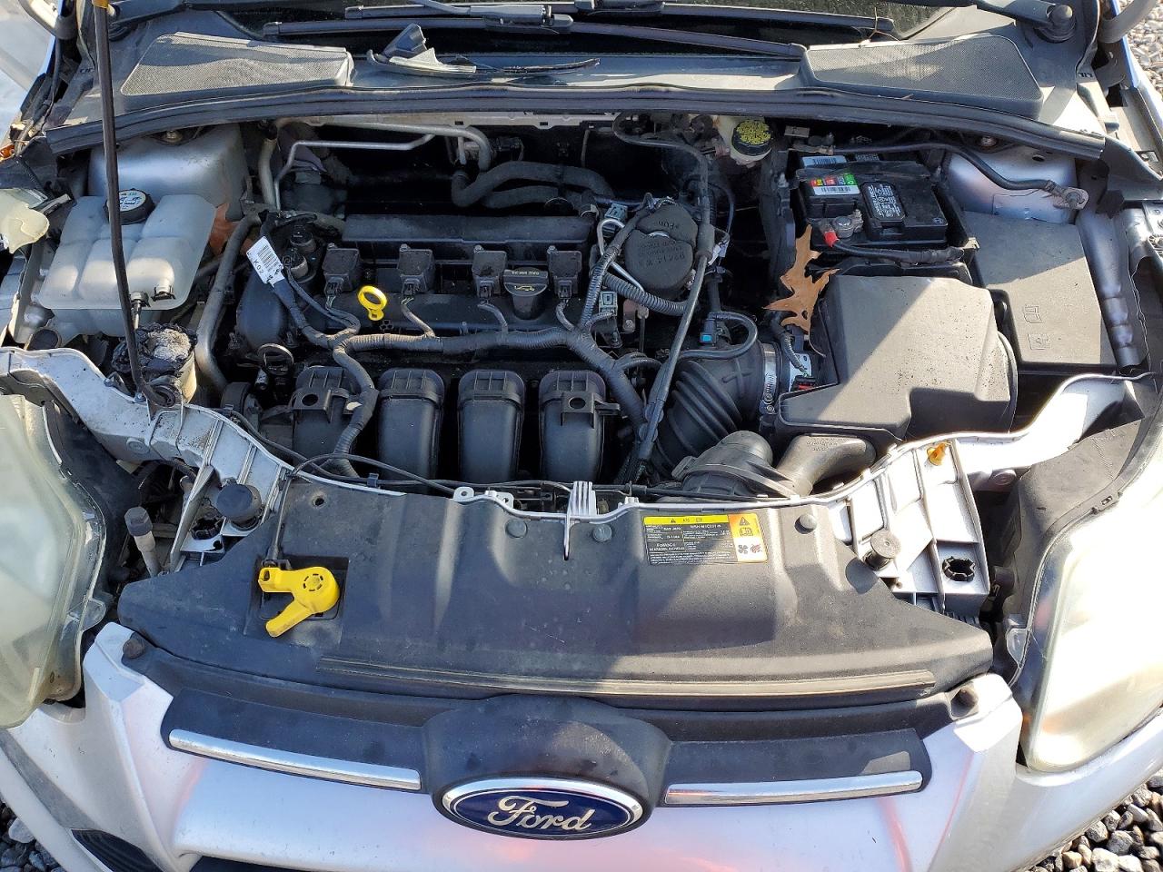 2012 Ford Focus Se Silver vin: 1FAHP3F26CL154441