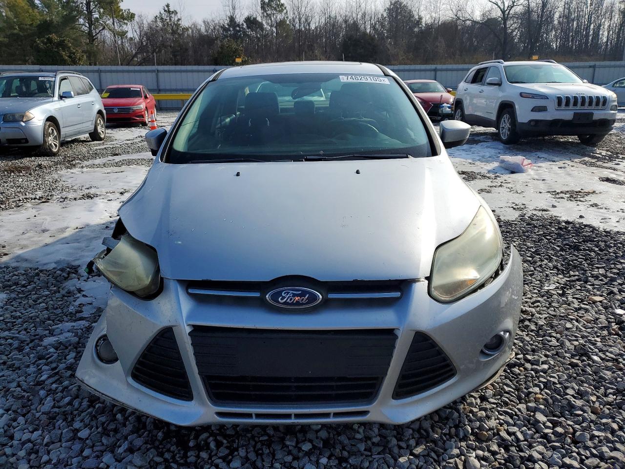 2012 Ford Focus Se Silver vin: 1FAHP3F26CL154441