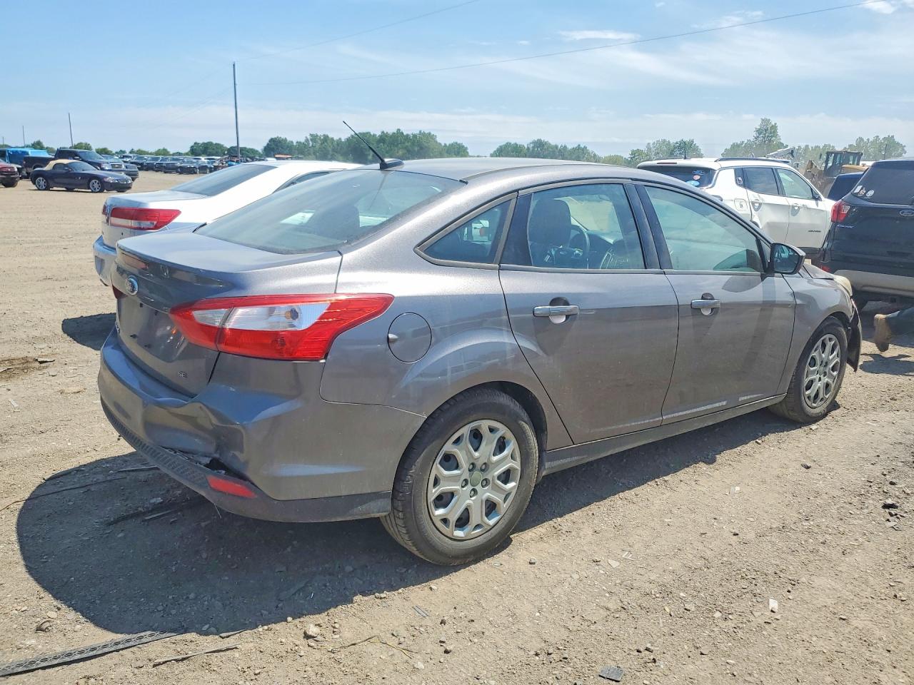 2012 Ford Focus Se Gray vin: 1FAHP3F26CL162572