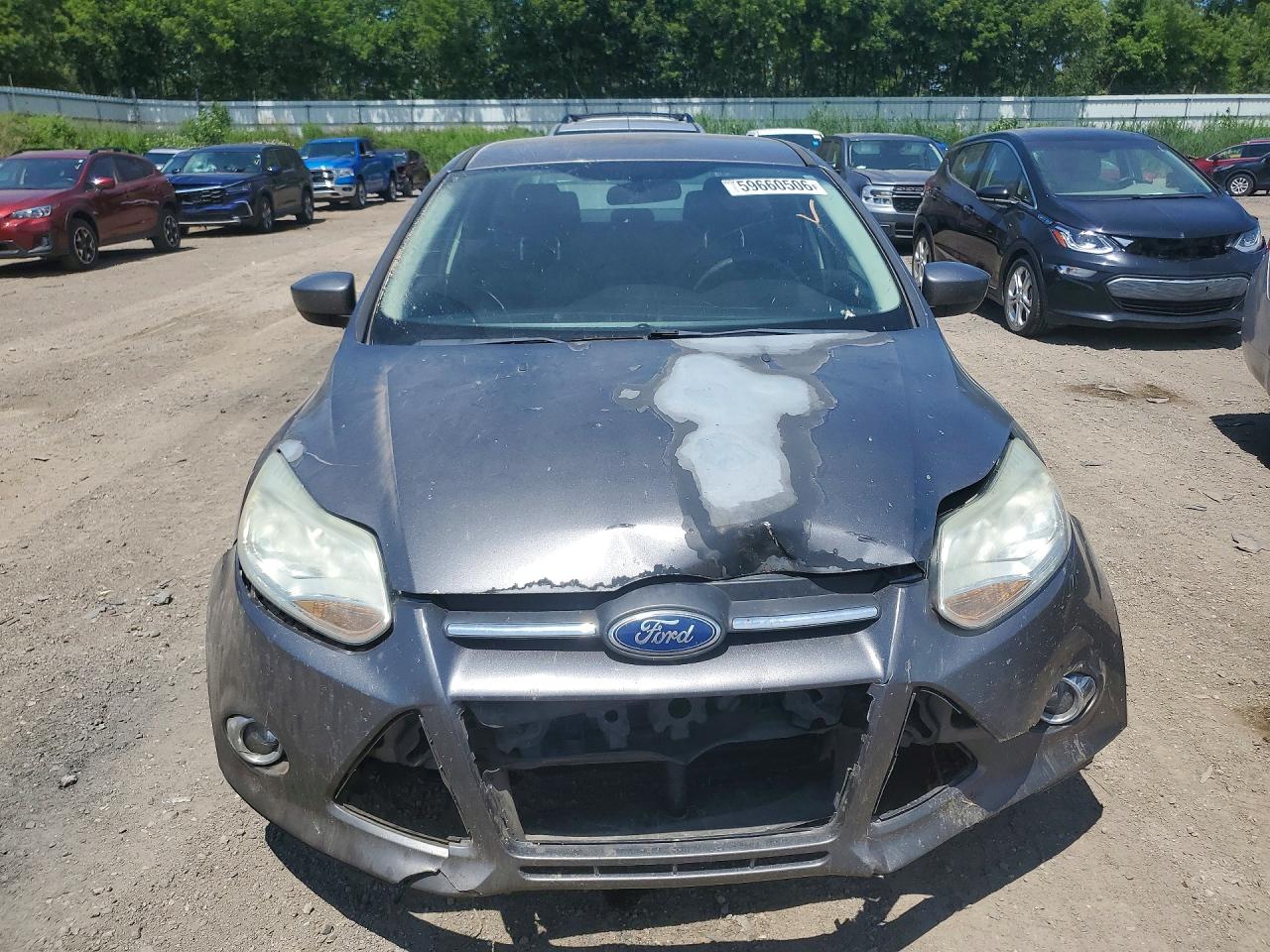 2012 Ford Focus Se Gray vin: 1FAHP3F26CL162572