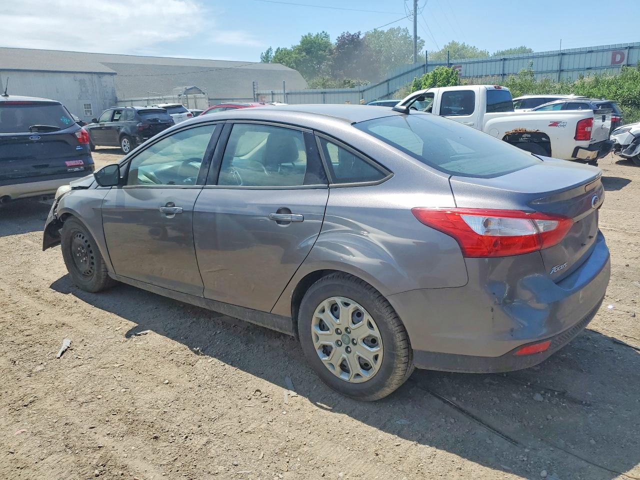 2012 Ford Focus Se Gray vin: 1FAHP3F26CL162572