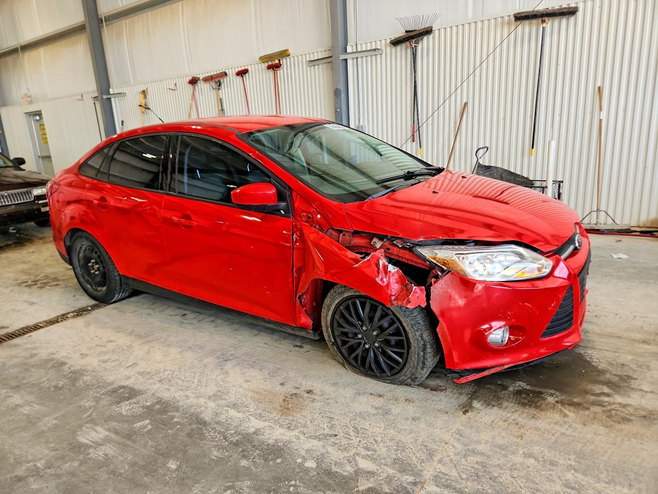 2012 Ford Focus Se Red vin: 1FAHP3F26CL174835