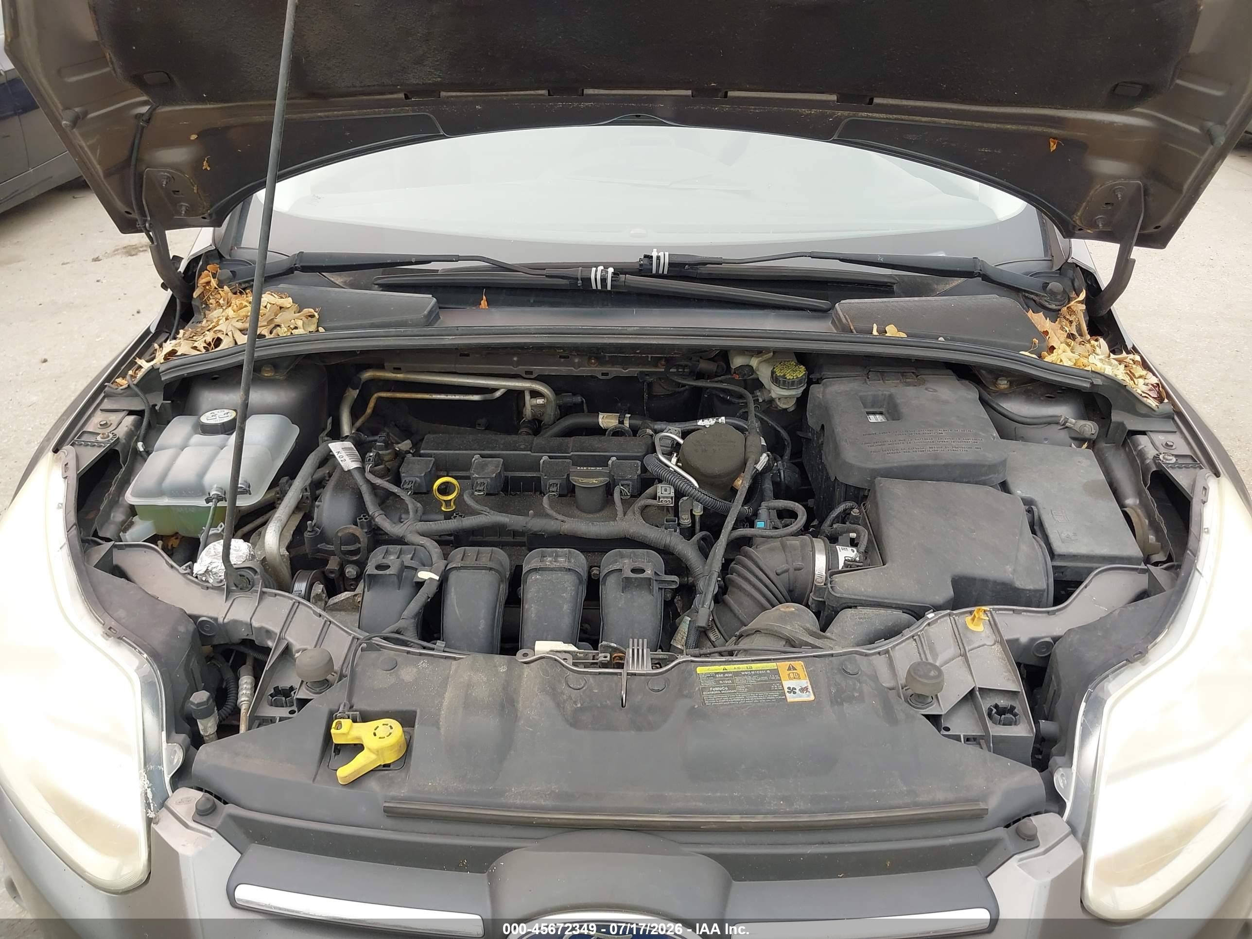 2012 Ford Focus Se Gray vin: 1FAHP3F26CL196088