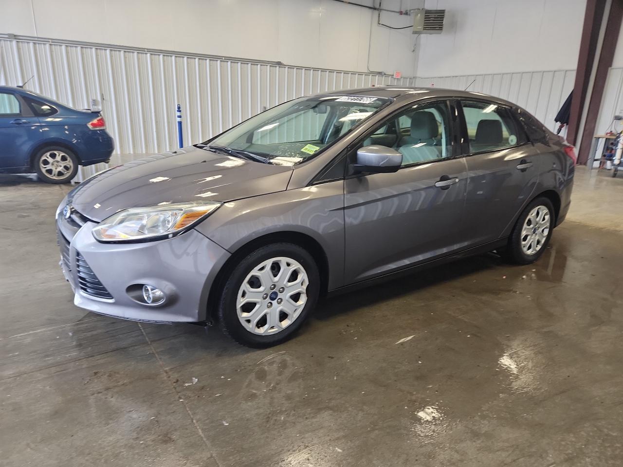 2012 Ford Focus Se Gray vin: 1FAHP3F26CL253521 Damage: Left Front Wheel Cover, Broken, Replacement Required