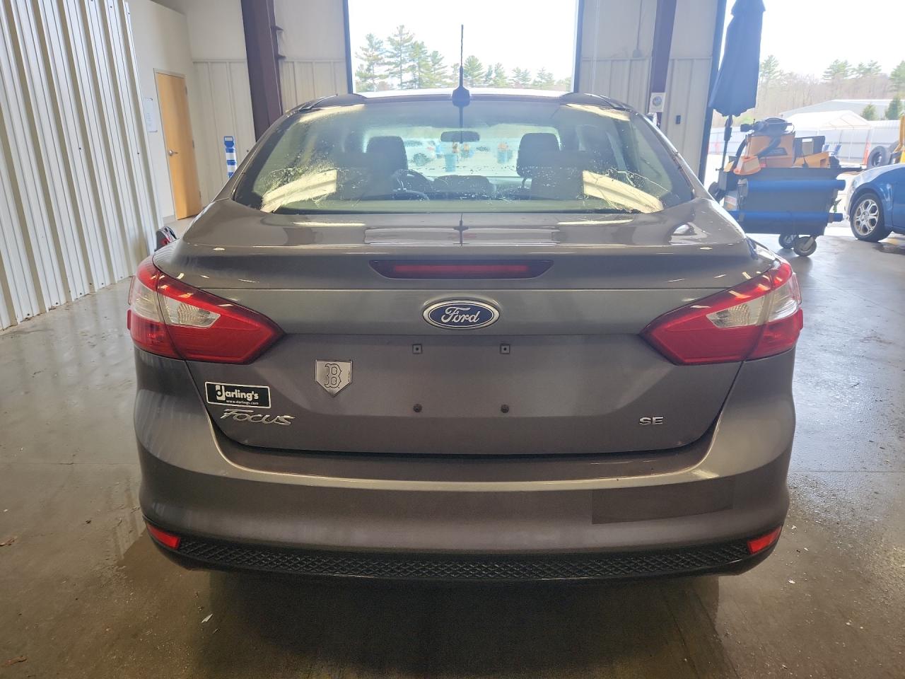 2012 Ford Focus Se Gray vin: 1FAHP3F26CL253521 Damage: Rear Bumper, Chipped, 4
