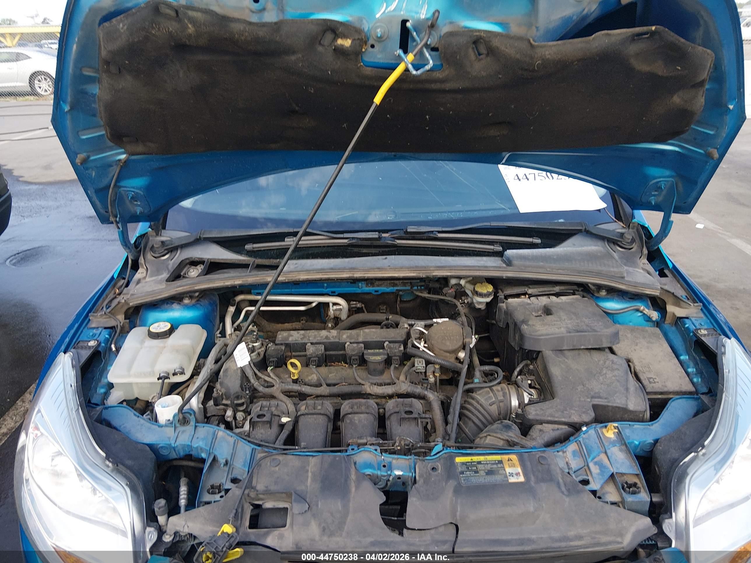 2012 Ford Focus Se Blue vin: 1FAHP3F26CL258007