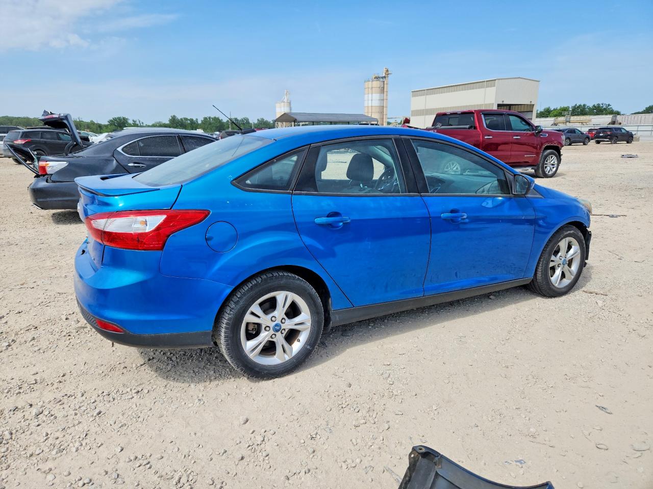 2012 Ford Focus Se Blue vin: 1FAHP3F26CL273199