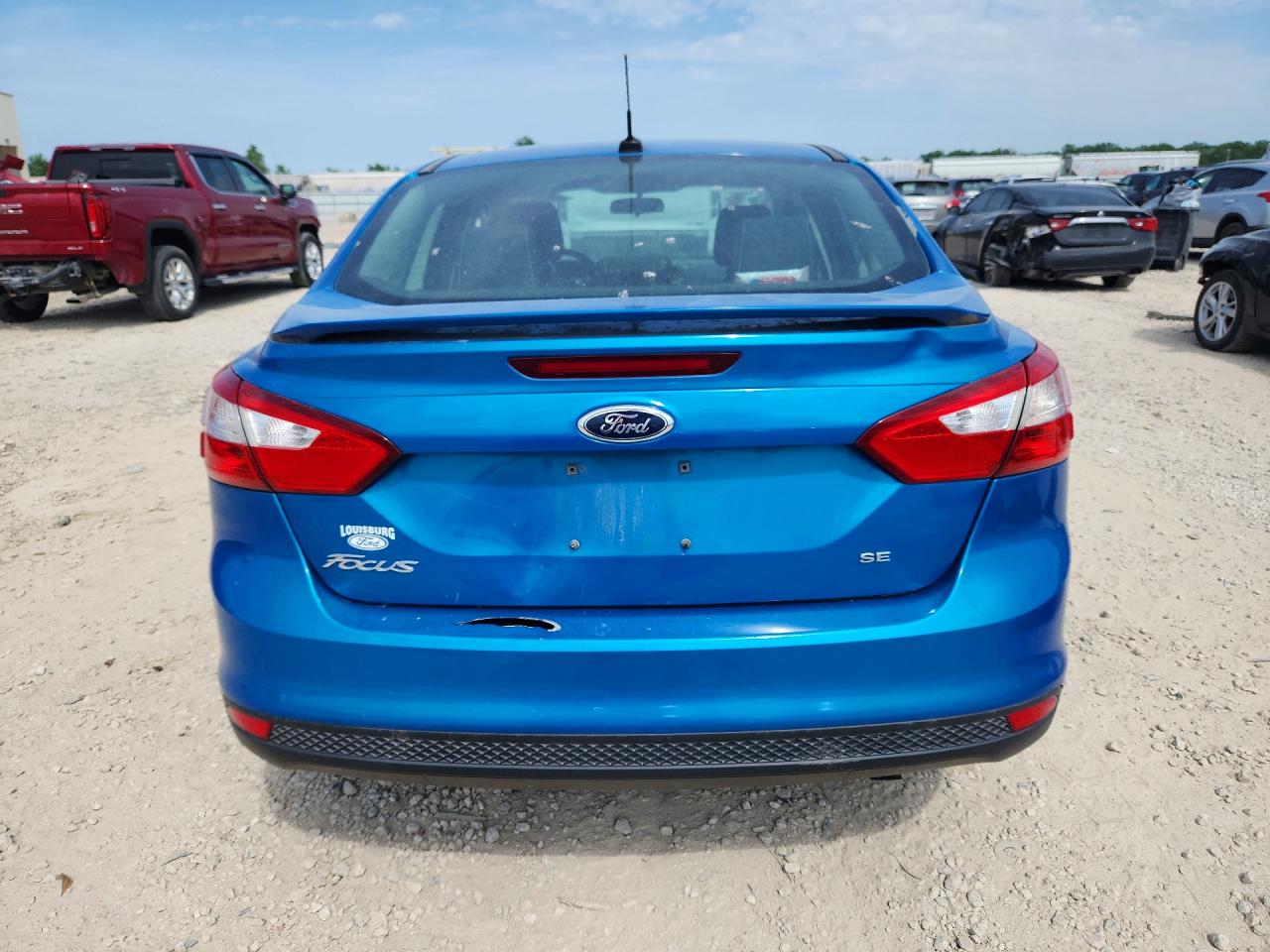 2012 Ford Focus Se Blue vin: 1FAHP3F26CL273199