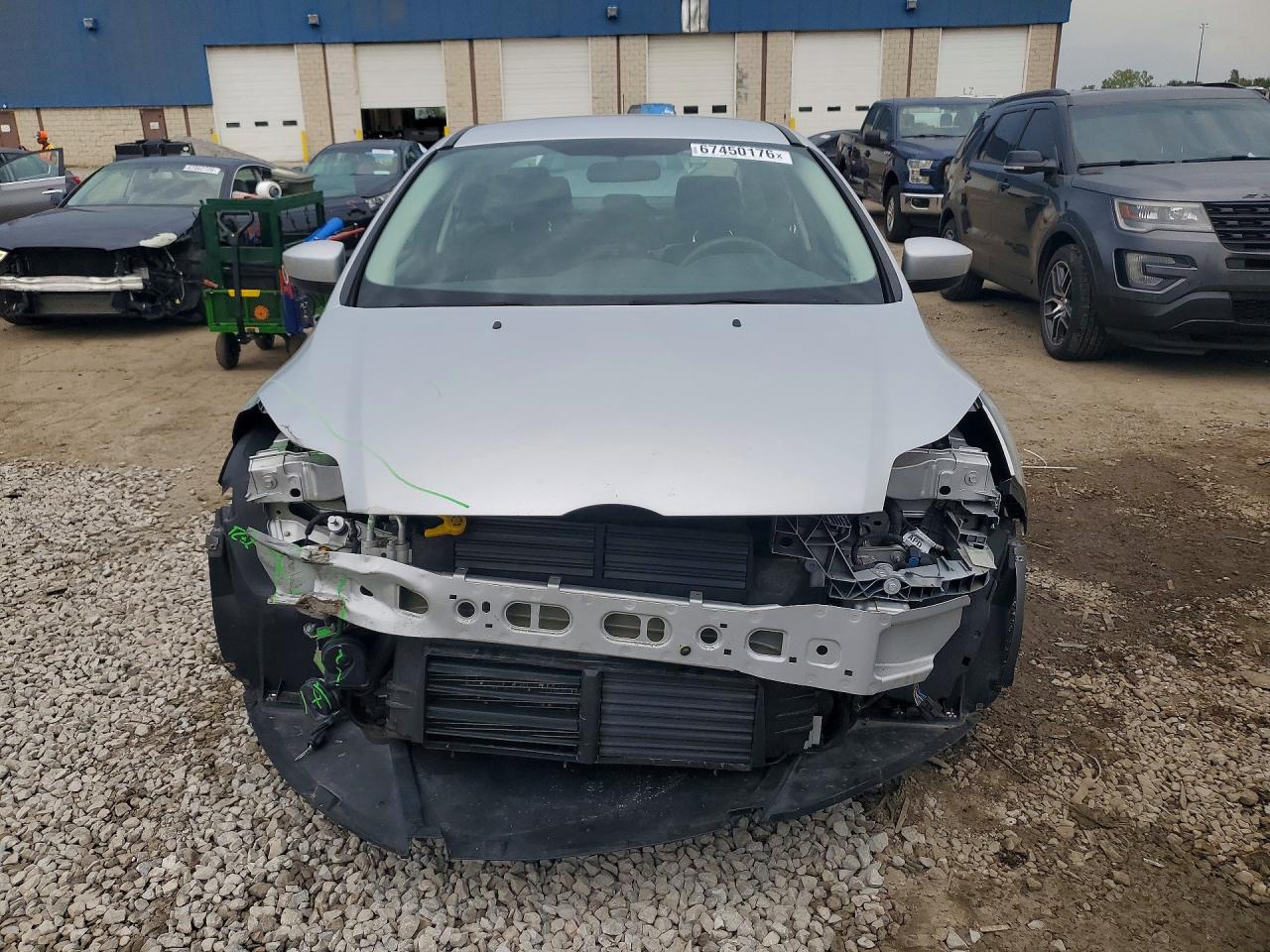 2012 Ford Focus Se Silver vin: 1FAHP3F26CL293176