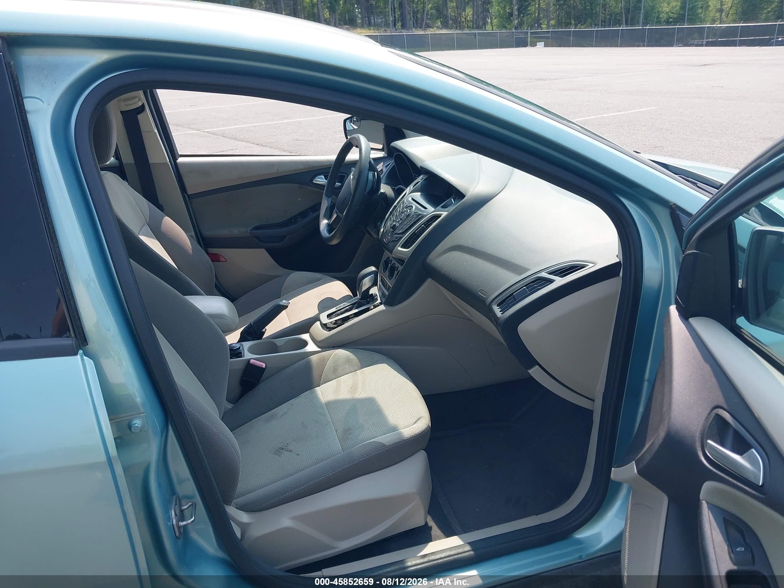 2012 Ford Focus Se Light Blue vin: 1FAHP3F26CL341243