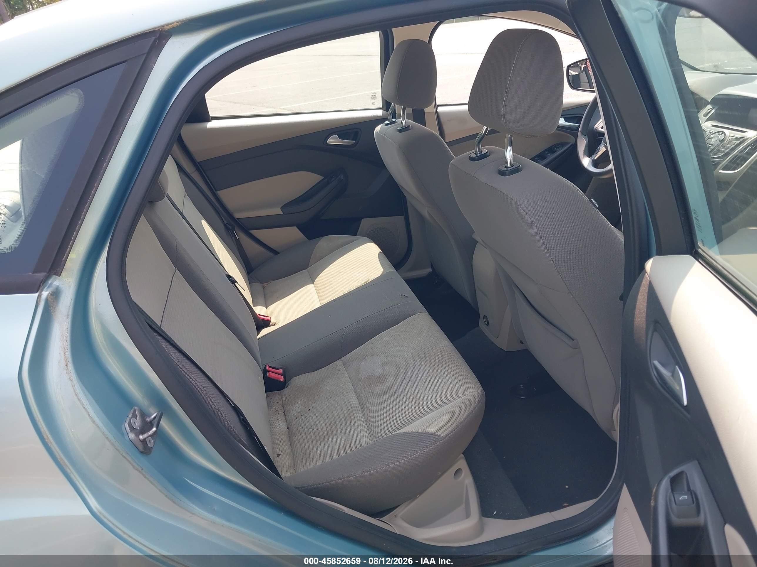 2012 Ford Focus Se Light Blue vin: 1FAHP3F26CL341243