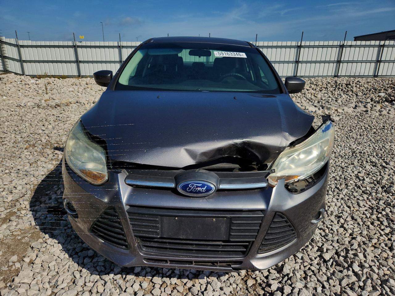 2012 Ford Focus Se Gray vin: 1FAHP3F26CL347091