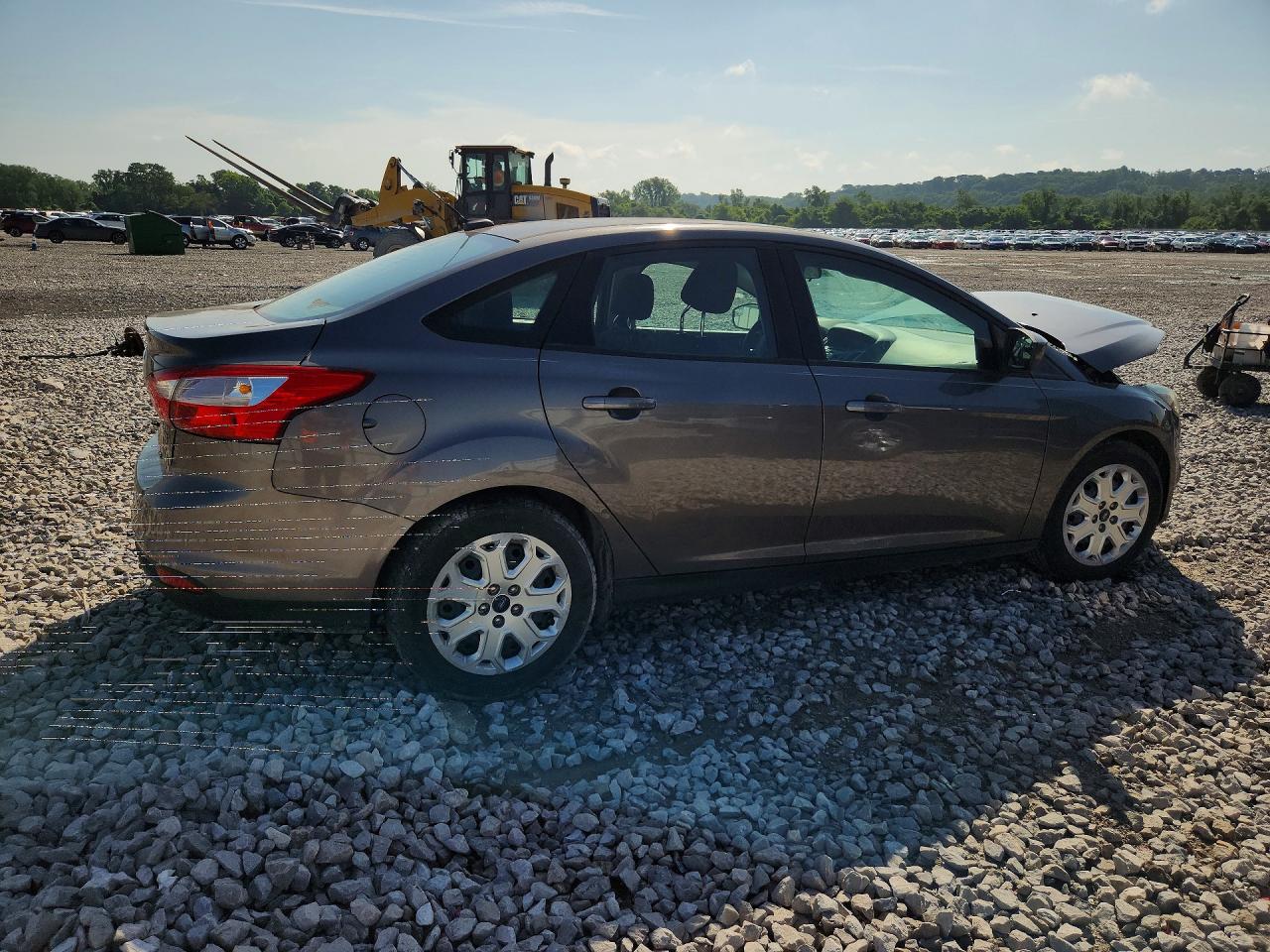 2012 Ford Focus Se Gray vin: 1FAHP3F26CL347091