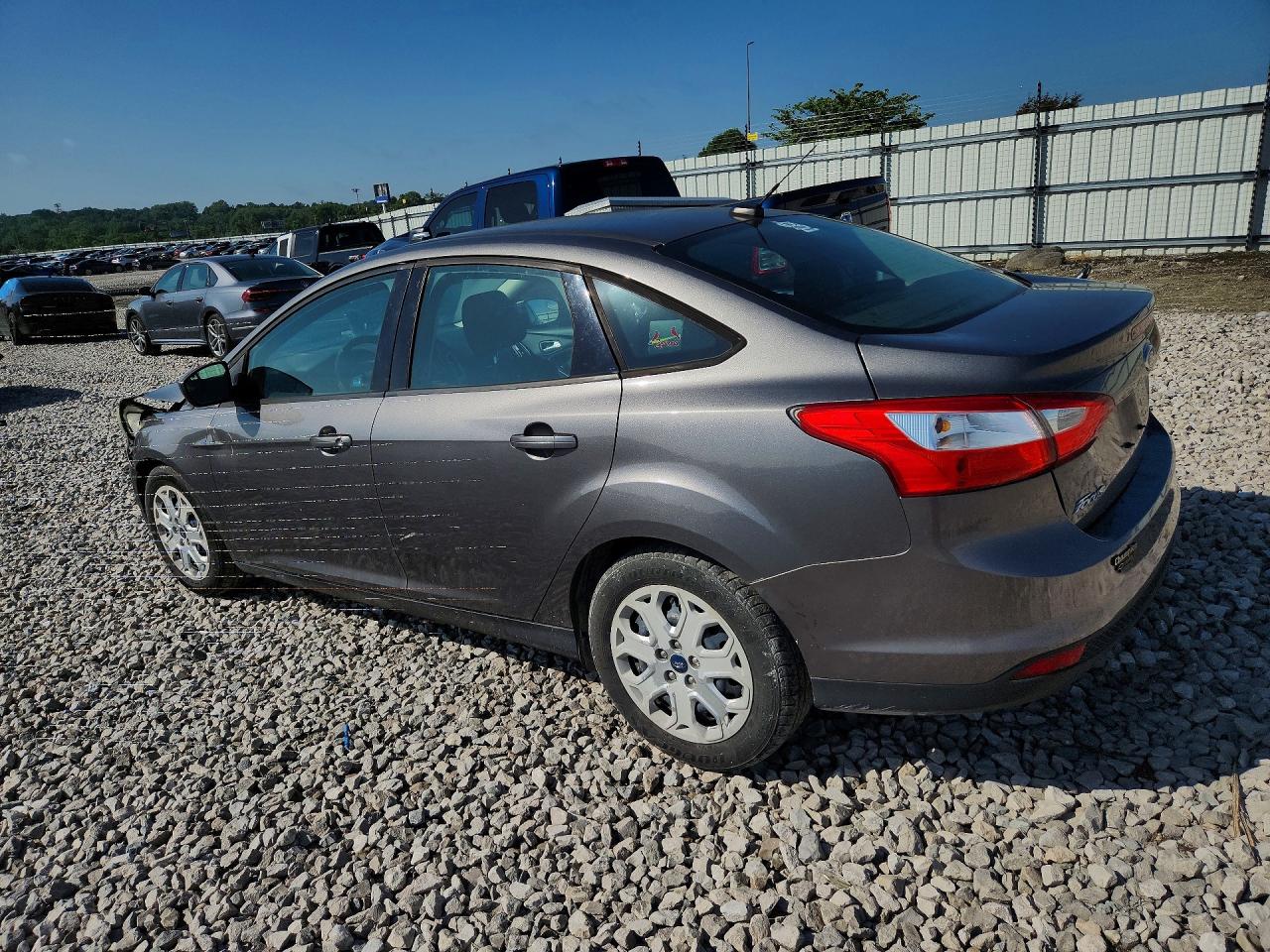 2012 Ford Focus Se Gray vin: 1FAHP3F26CL347091