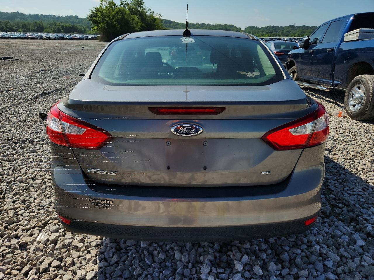 2012 Ford Focus Se Gray vin: 1FAHP3F26CL347091