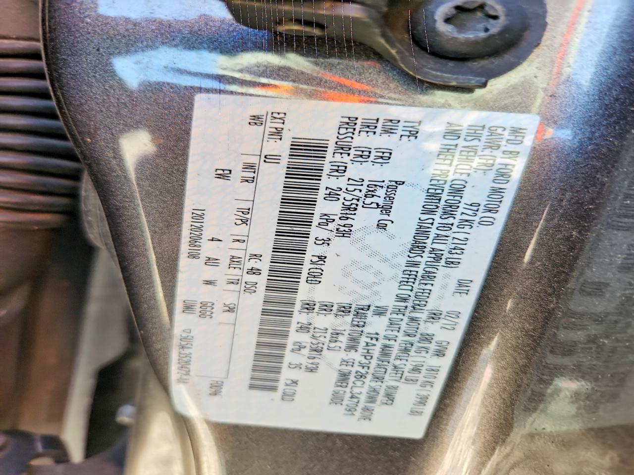 2012 Ford Focus Se Gray vin: 1FAHP3F26CL347091