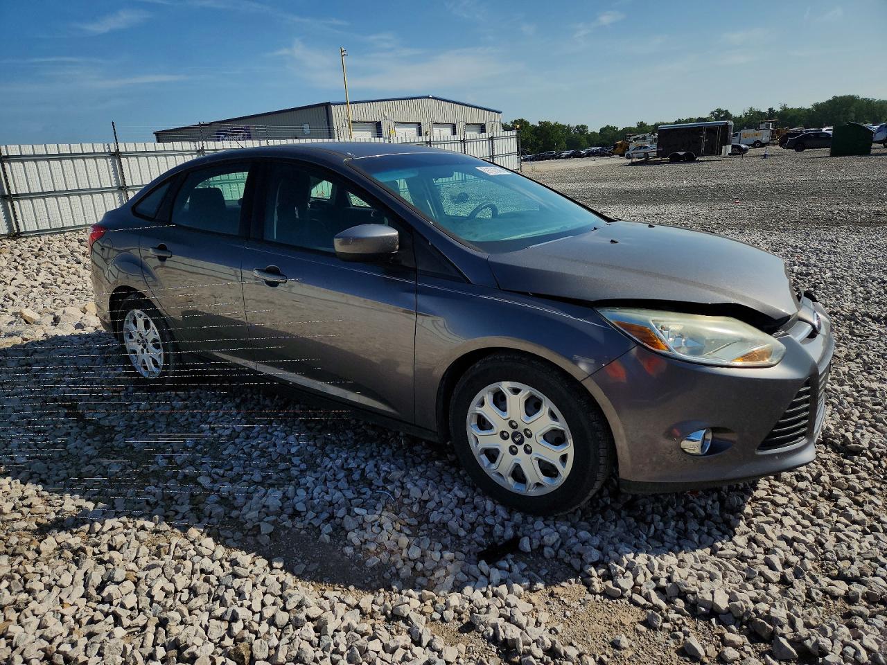 2012 Ford Focus Se Gray vin: 1FAHP3F26CL347091