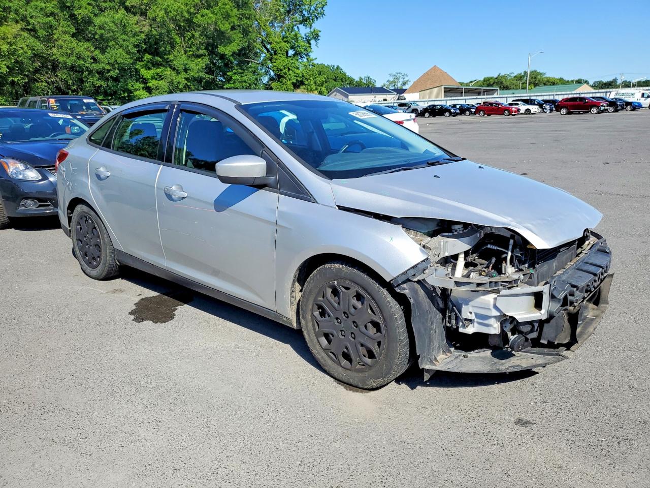 2012 Ford Focus Se Silver vin: 1FAHP3F26CL404468