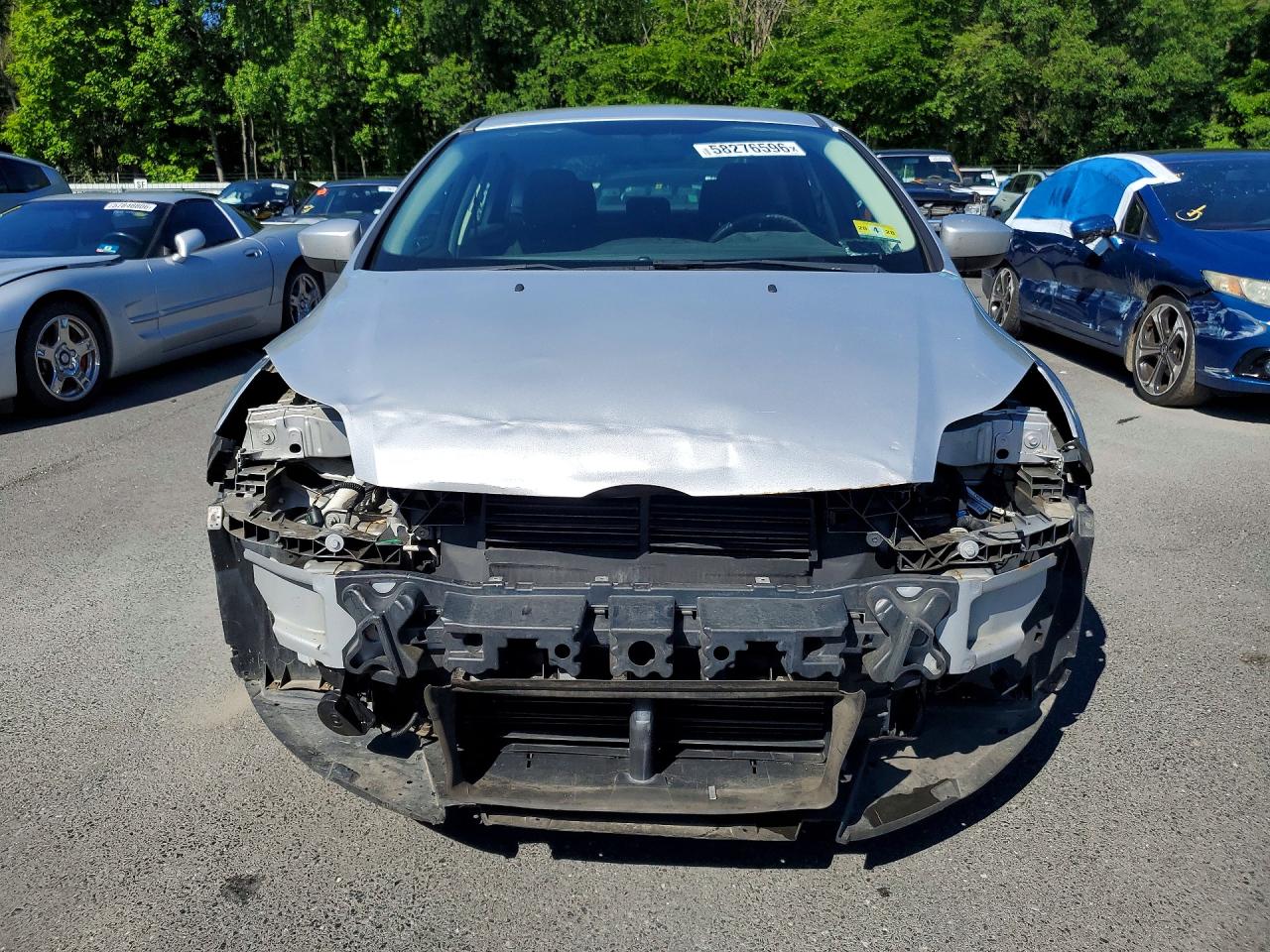 2012 Ford Focus Se Silver vin: 1FAHP3F26CL404468