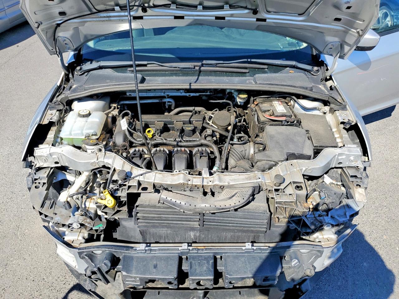 2012 Ford Focus Se Silver vin: 1FAHP3F26CL404468