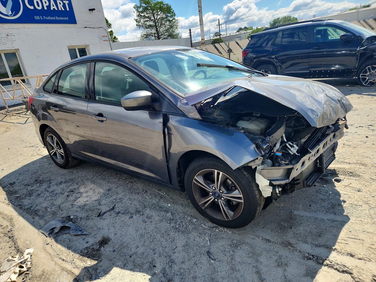 2012 Ford Focus Se Gray vin: 1FAHP3F26CL407404