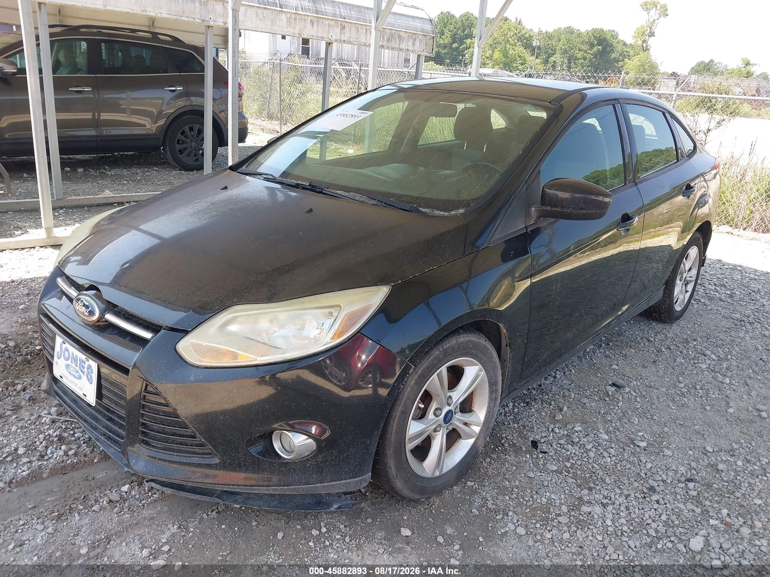 2012 Ford Focus Se Black vin: 1FAHP3F26CL420296