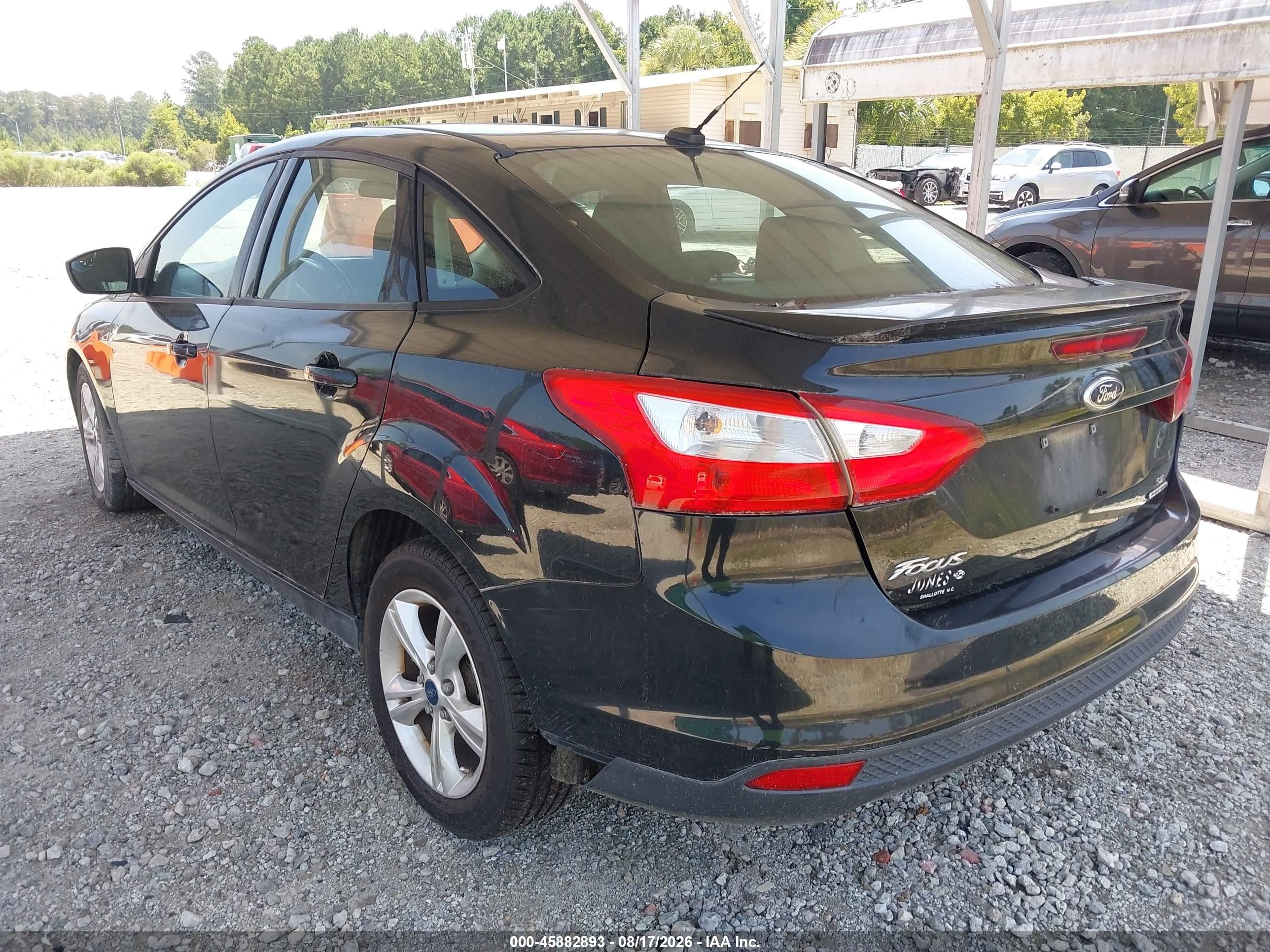 2012 Ford Focus Se Black vin: 1FAHP3F26CL420296