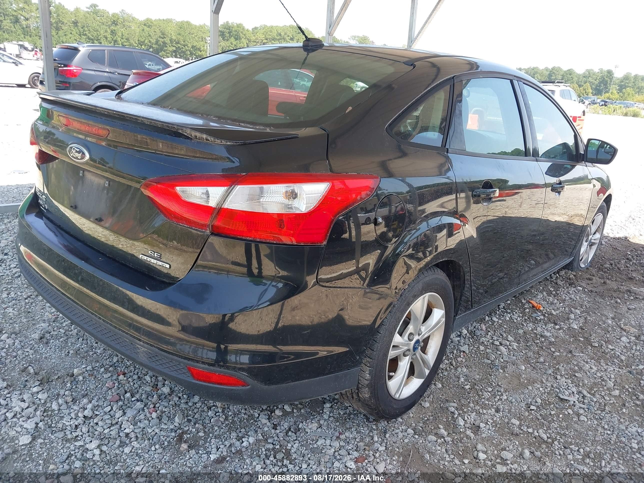 2012 Ford Focus Se Black vin: 1FAHP3F26CL420296