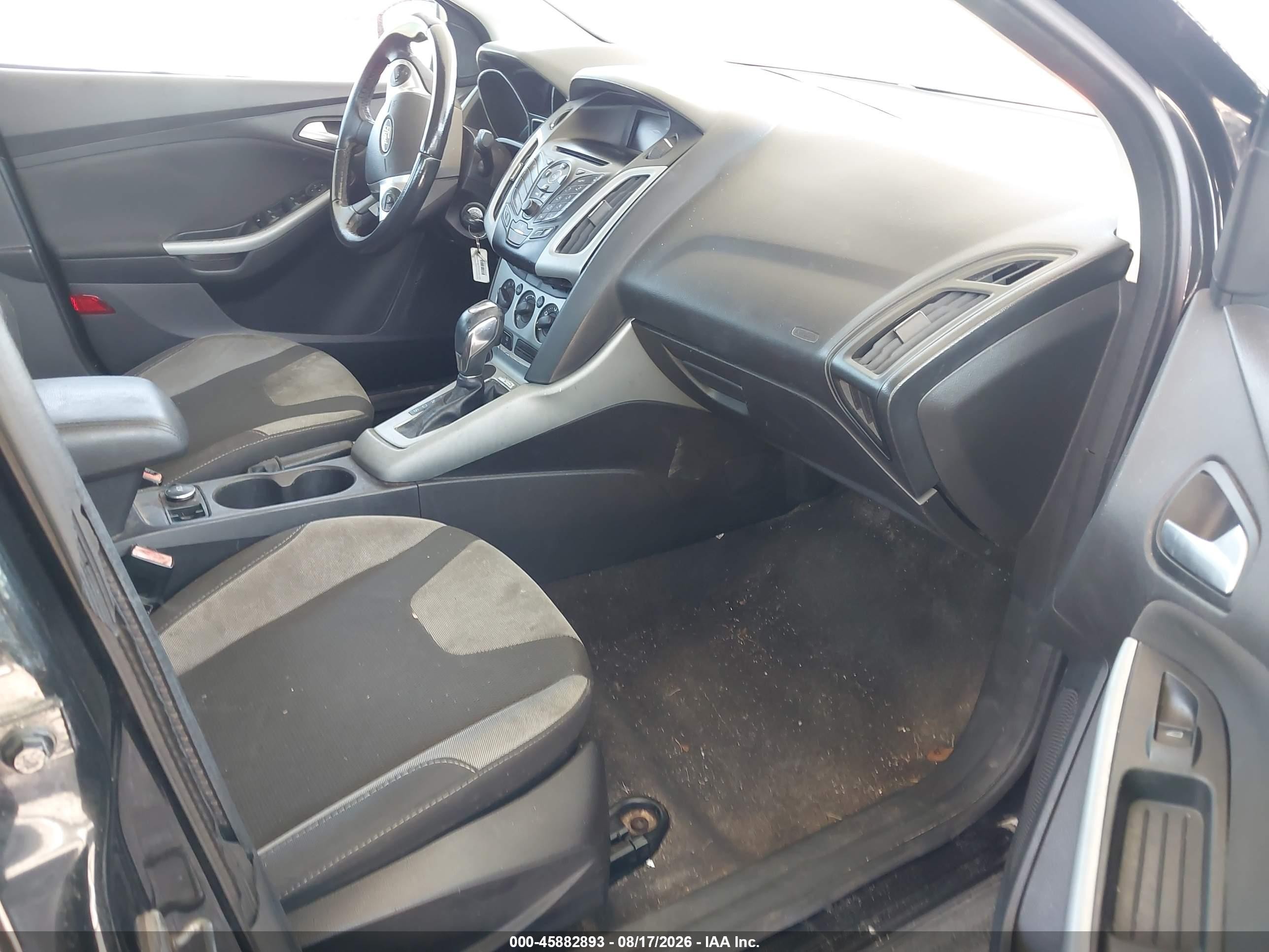 2012 Ford Focus Se Black vin: 1FAHP3F26CL420296