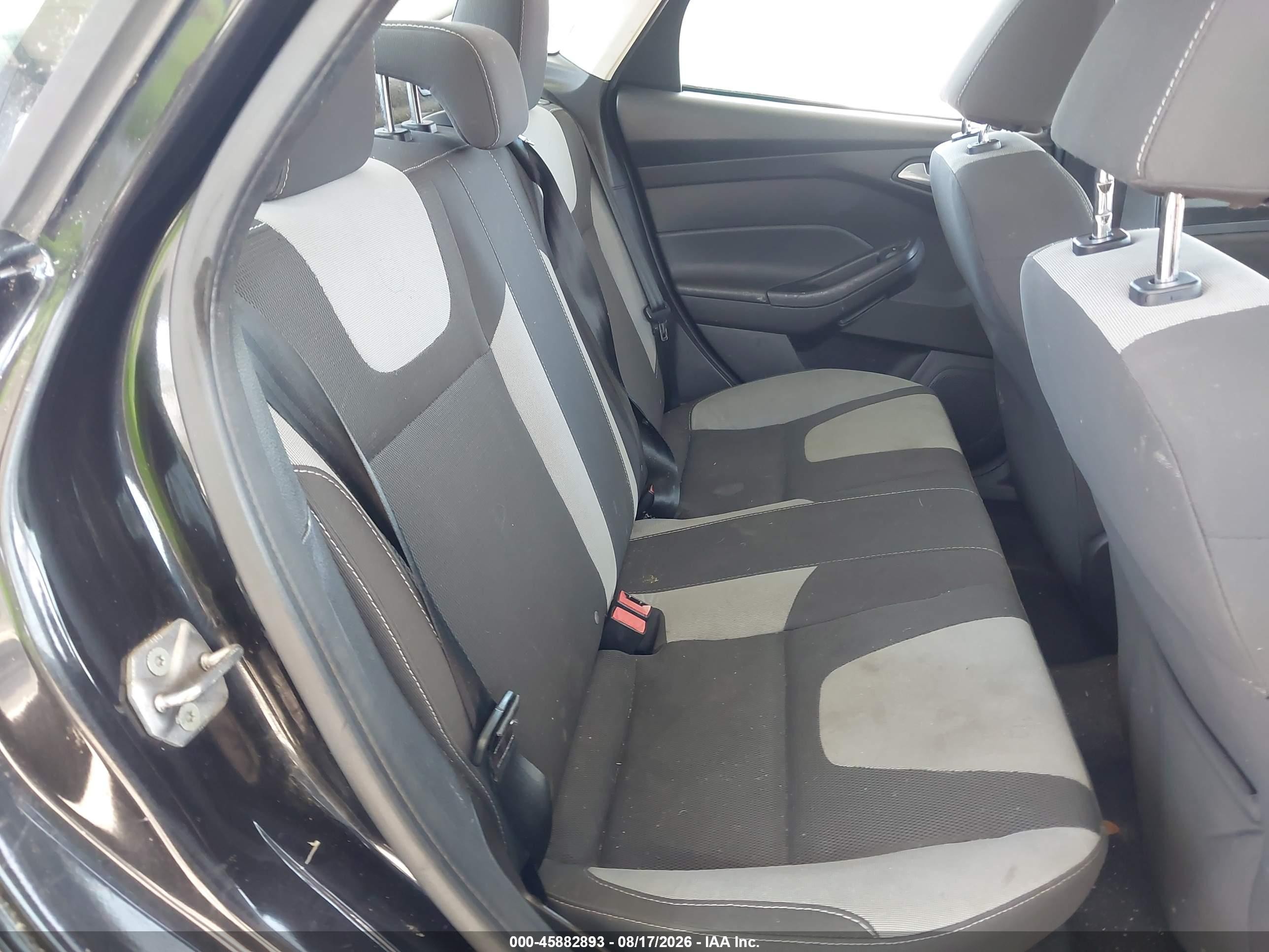 2012 Ford Focus Se Black vin: 1FAHP3F26CL420296