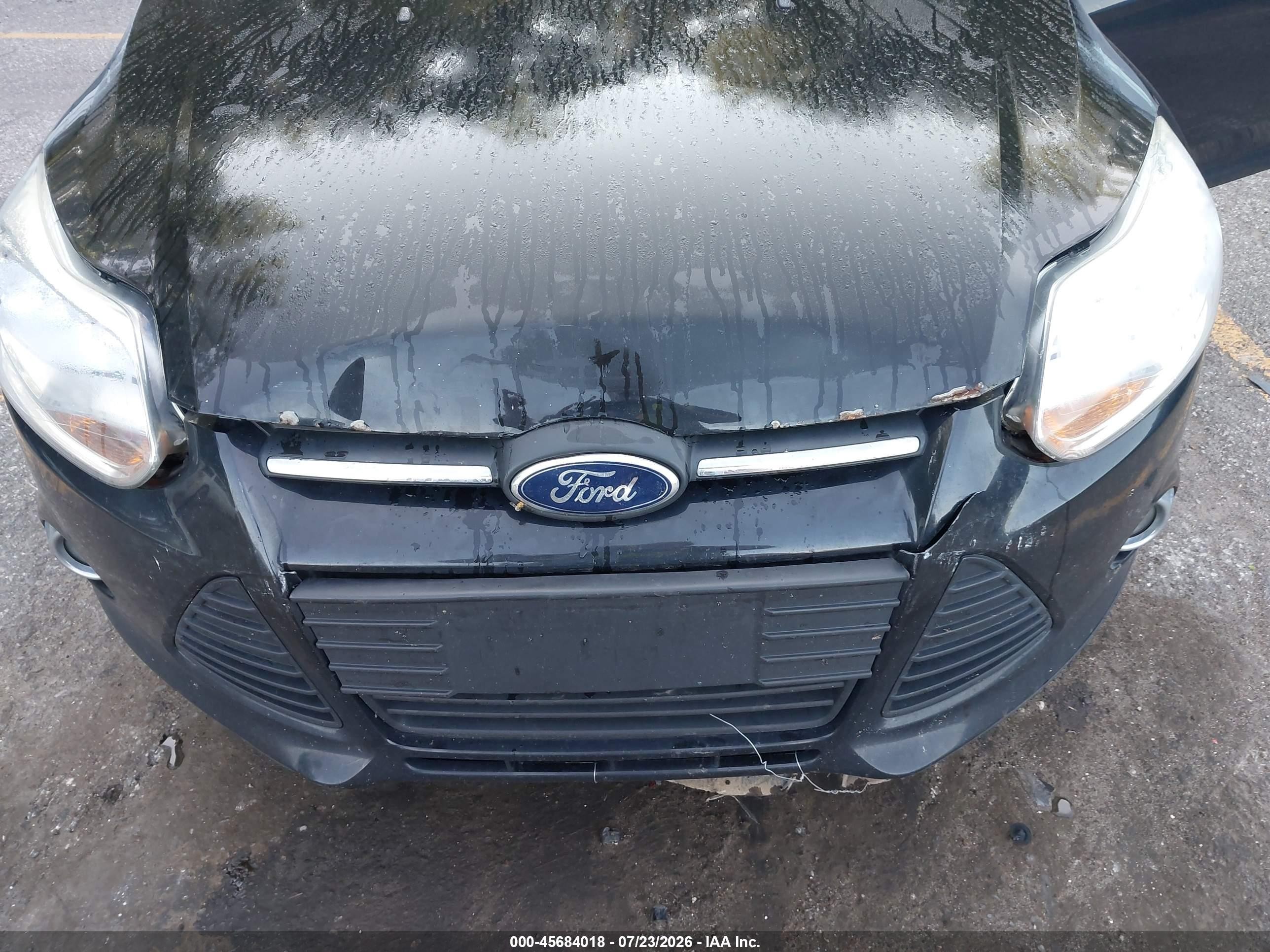 2012 Ford Focus Se Black vin: 1FAHP3F26CL421934