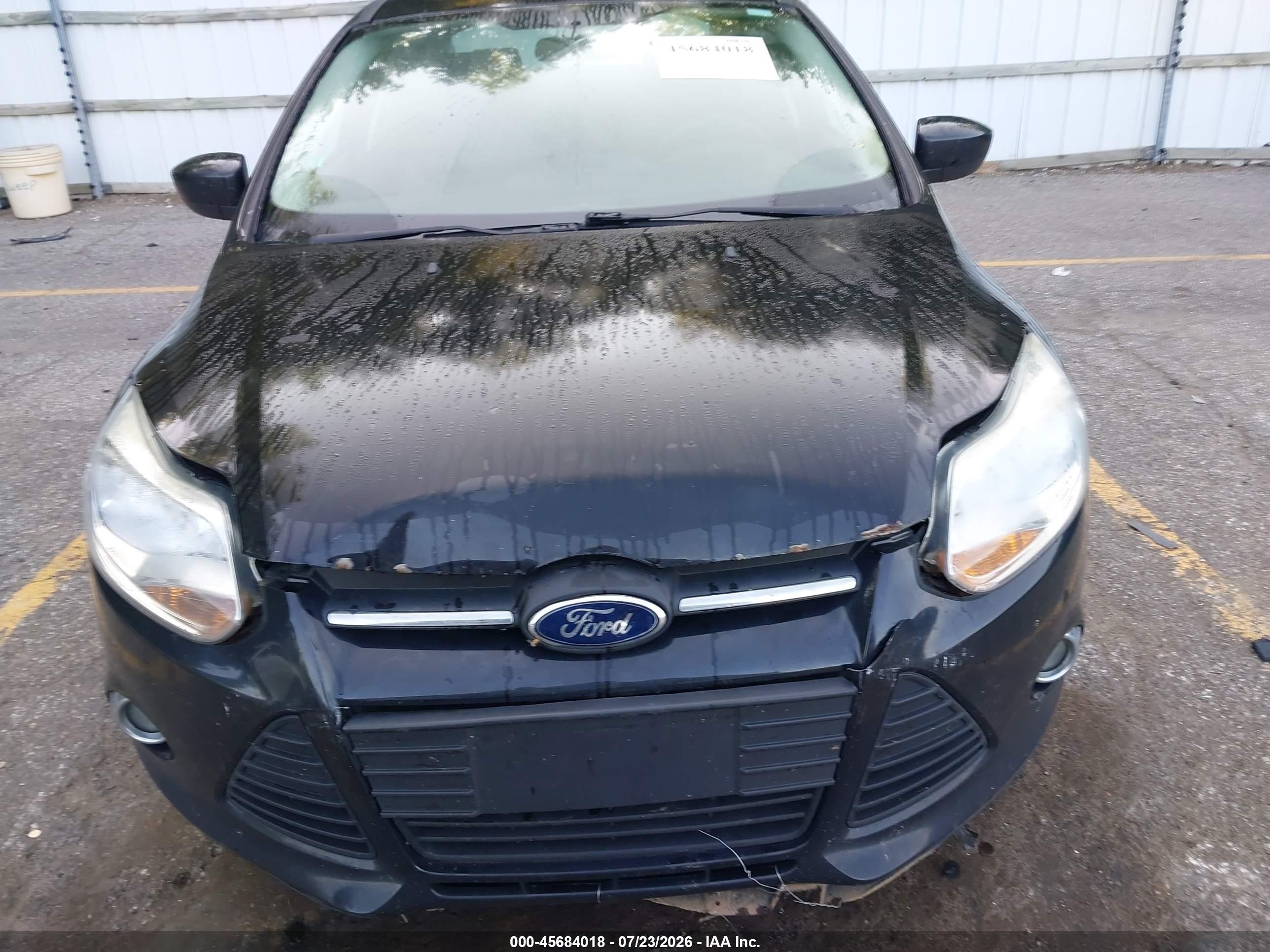 2012 Ford Focus Se Black vin: 1FAHP3F26CL421934