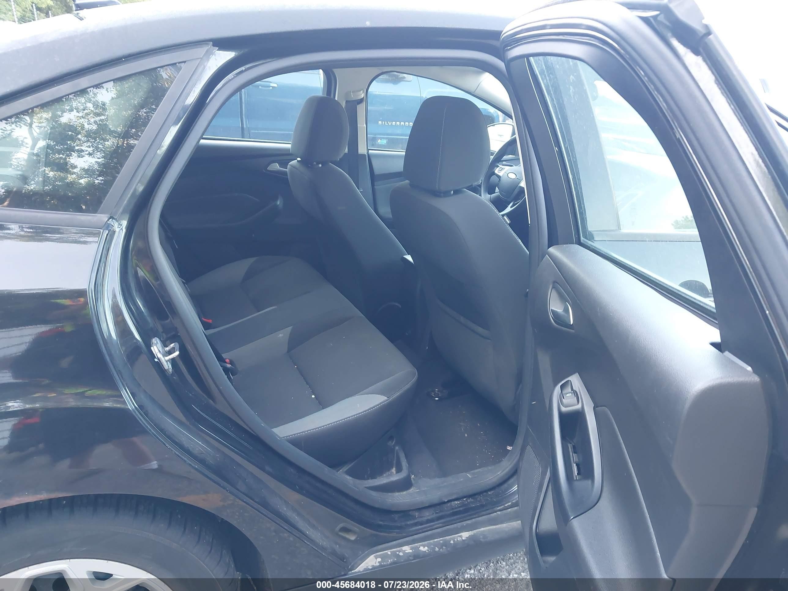 2012 Ford Focus Se Black vin: 1FAHP3F26CL421934